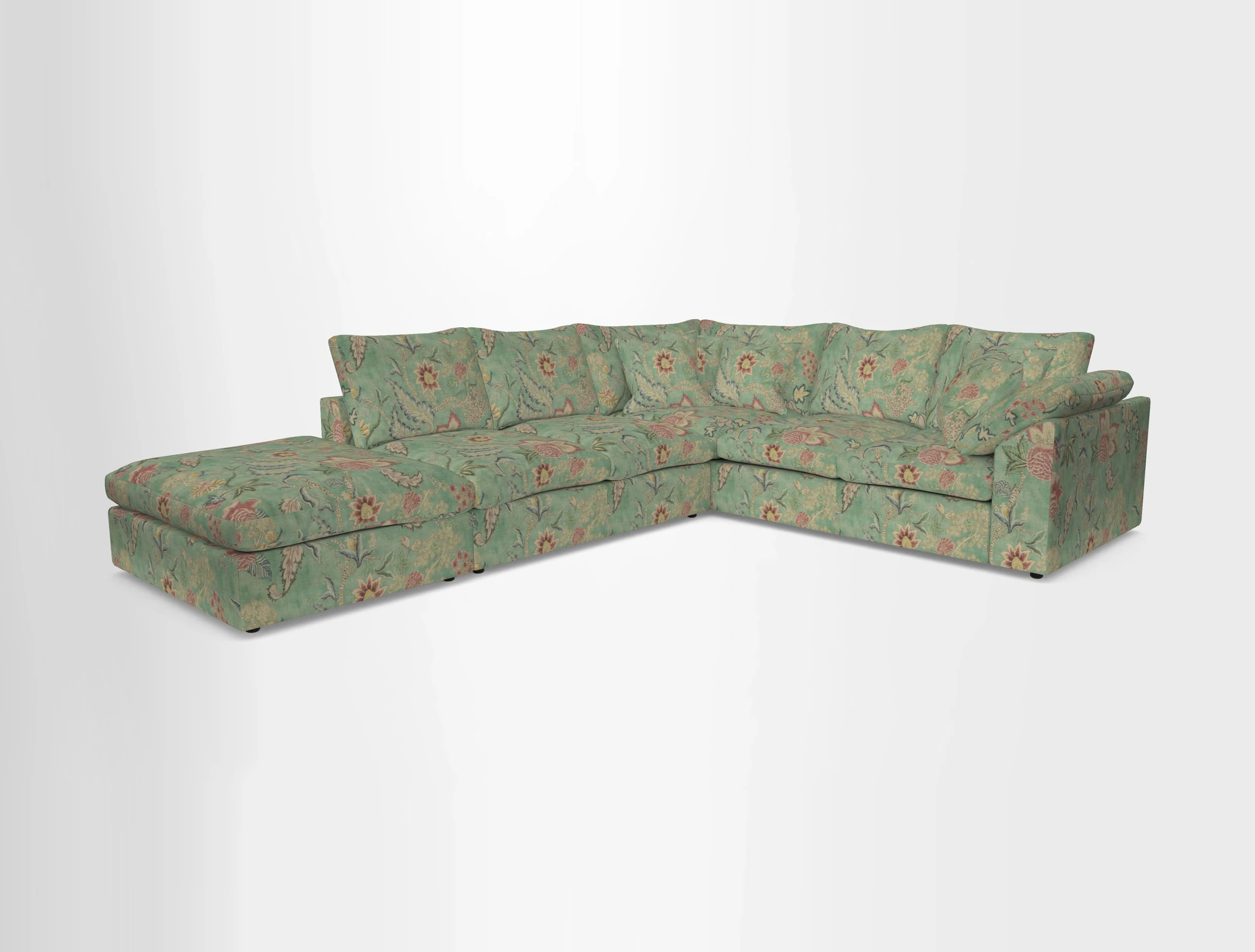 Big Softie Sloped Arm Large Corner Group RHF in Sahara Chalk
