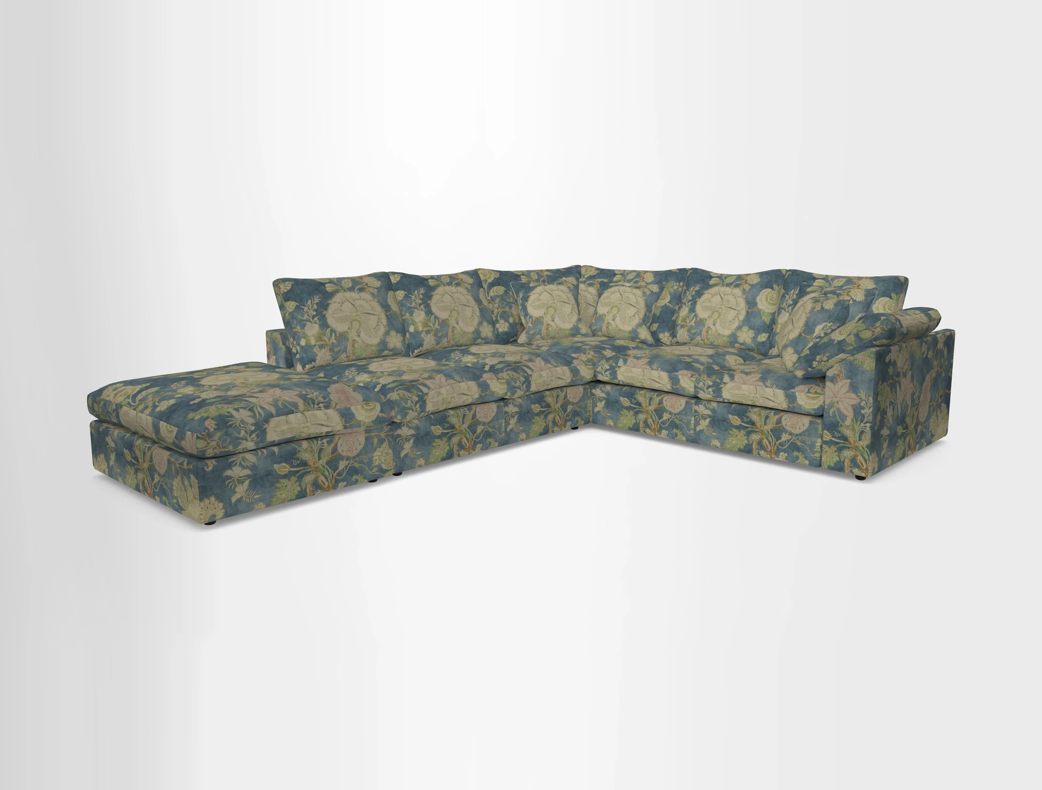 Big Softie Sloped Arm Large Corner Group RHF in Sahara Chalk