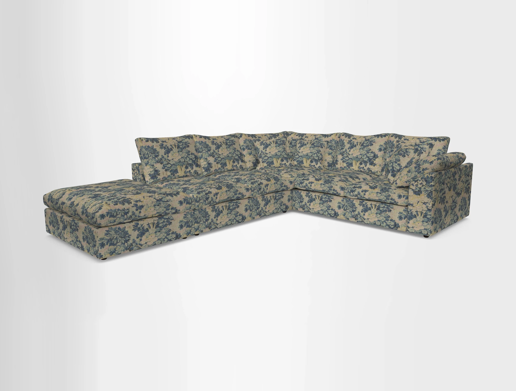 Big Softie Sloped Arm Large Corner Group RHF in Sahara Chalk