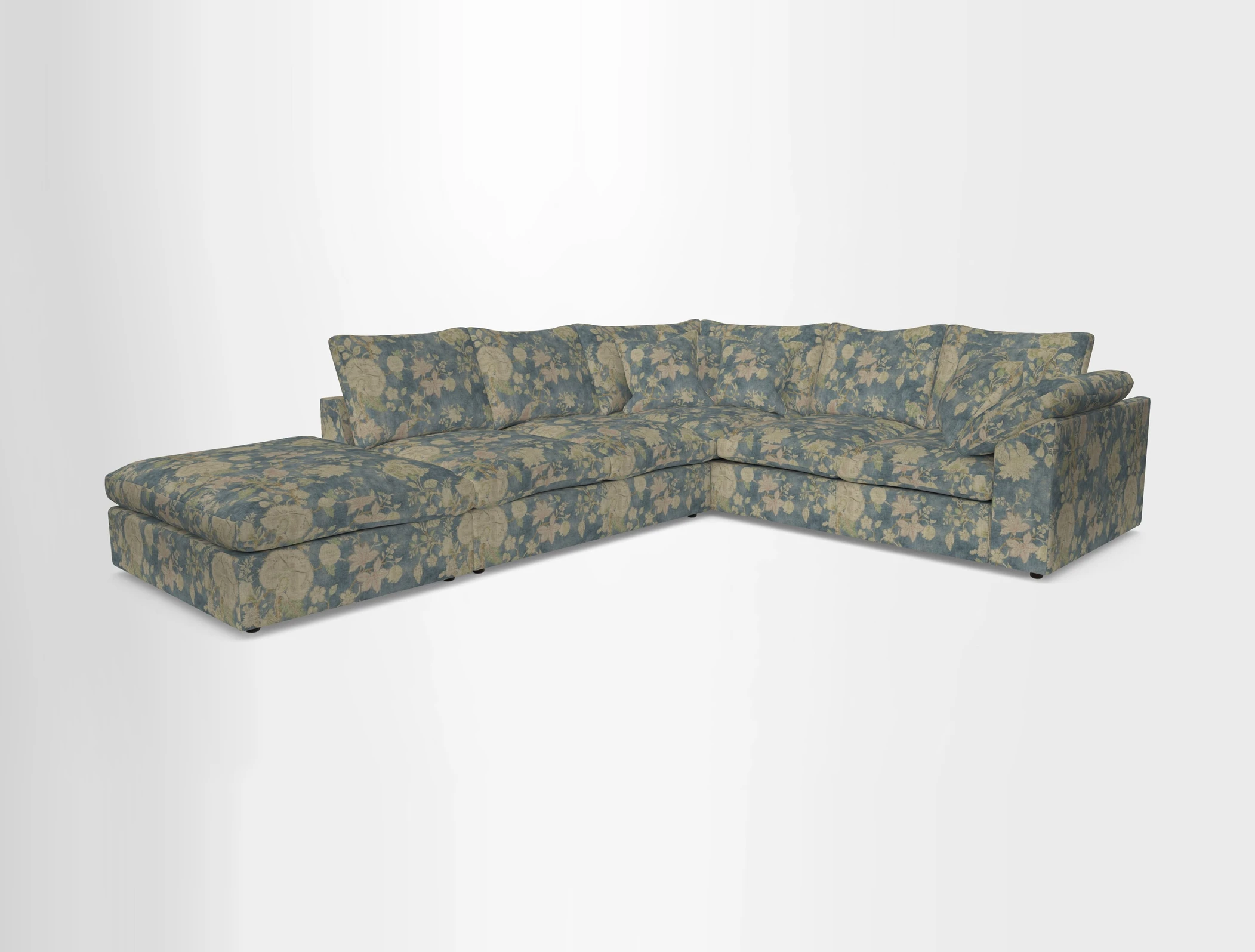 Big Softie Sloped Arm Large Corner Group RHF in Sahara Chalk