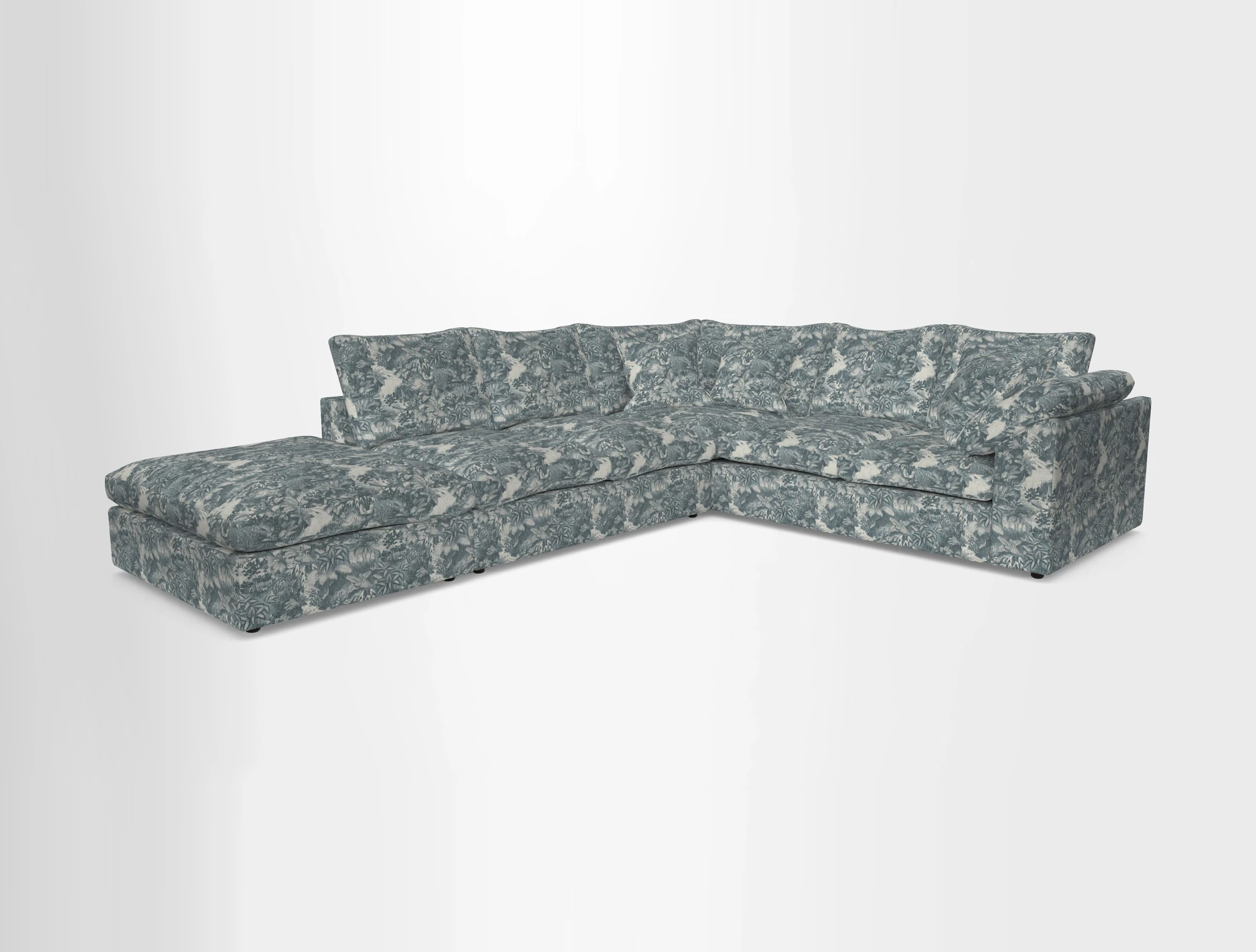 Big Softie Sloped Arm Large Corner Group RHF in Sahara Chalk