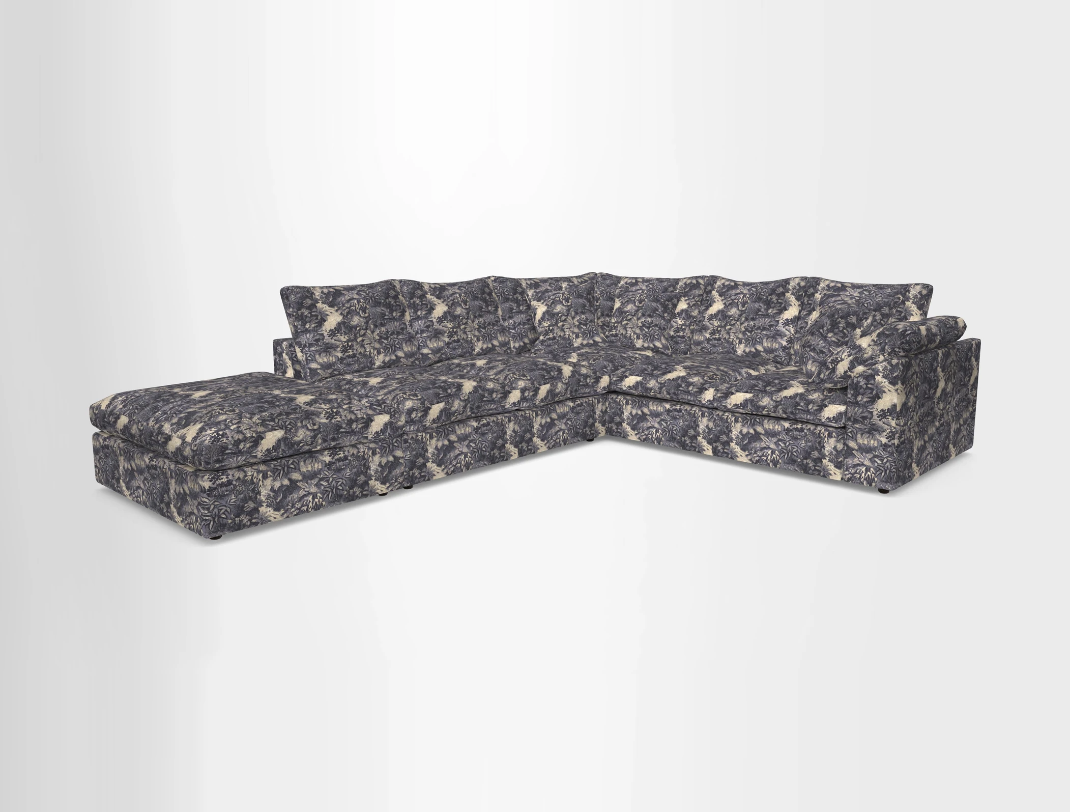 Big Softie Sloped Arm Large Corner Group RHF in Sahara Chalk
