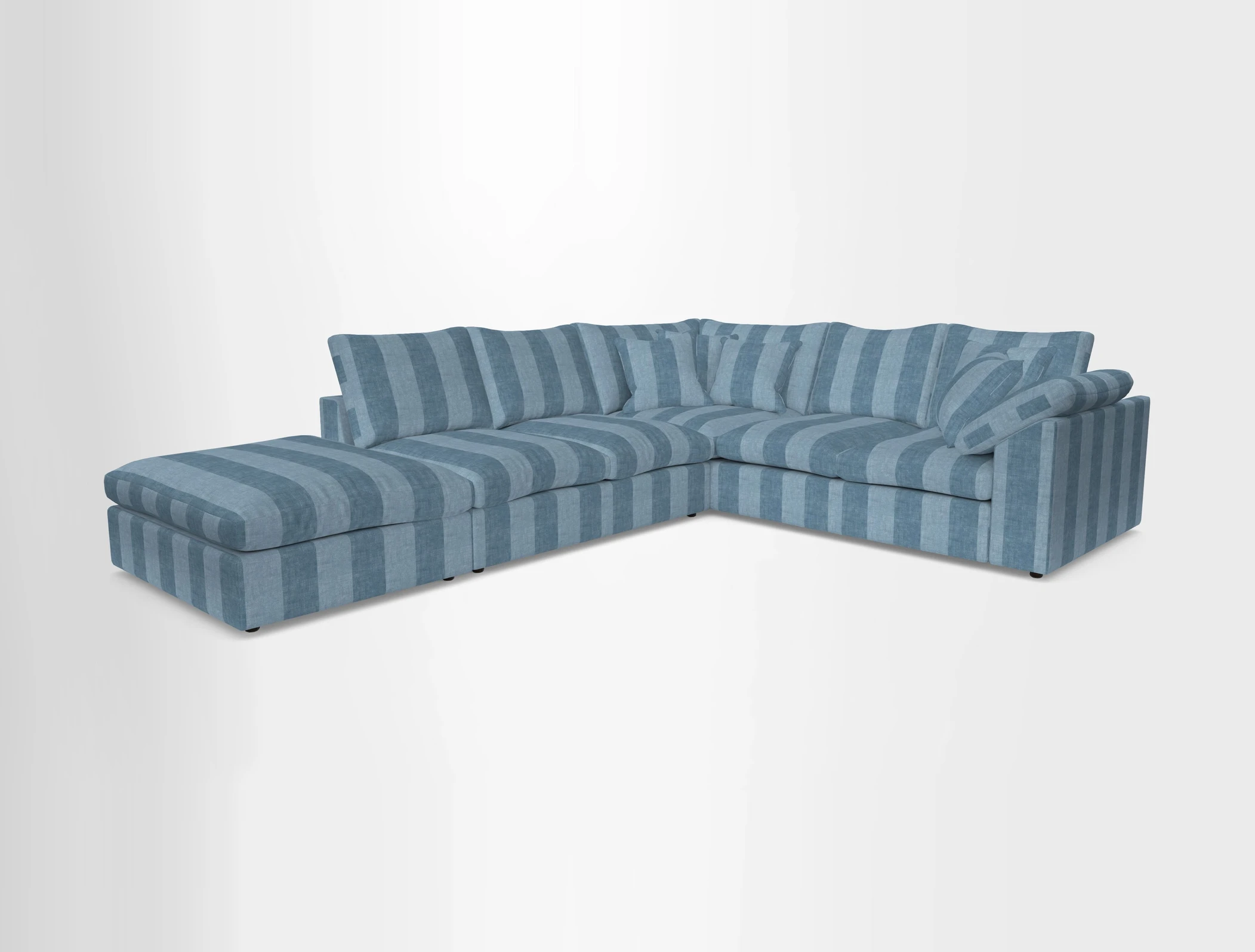 Big Softie Sloped Arm Large Corner Group RHF in Sahara Chalk