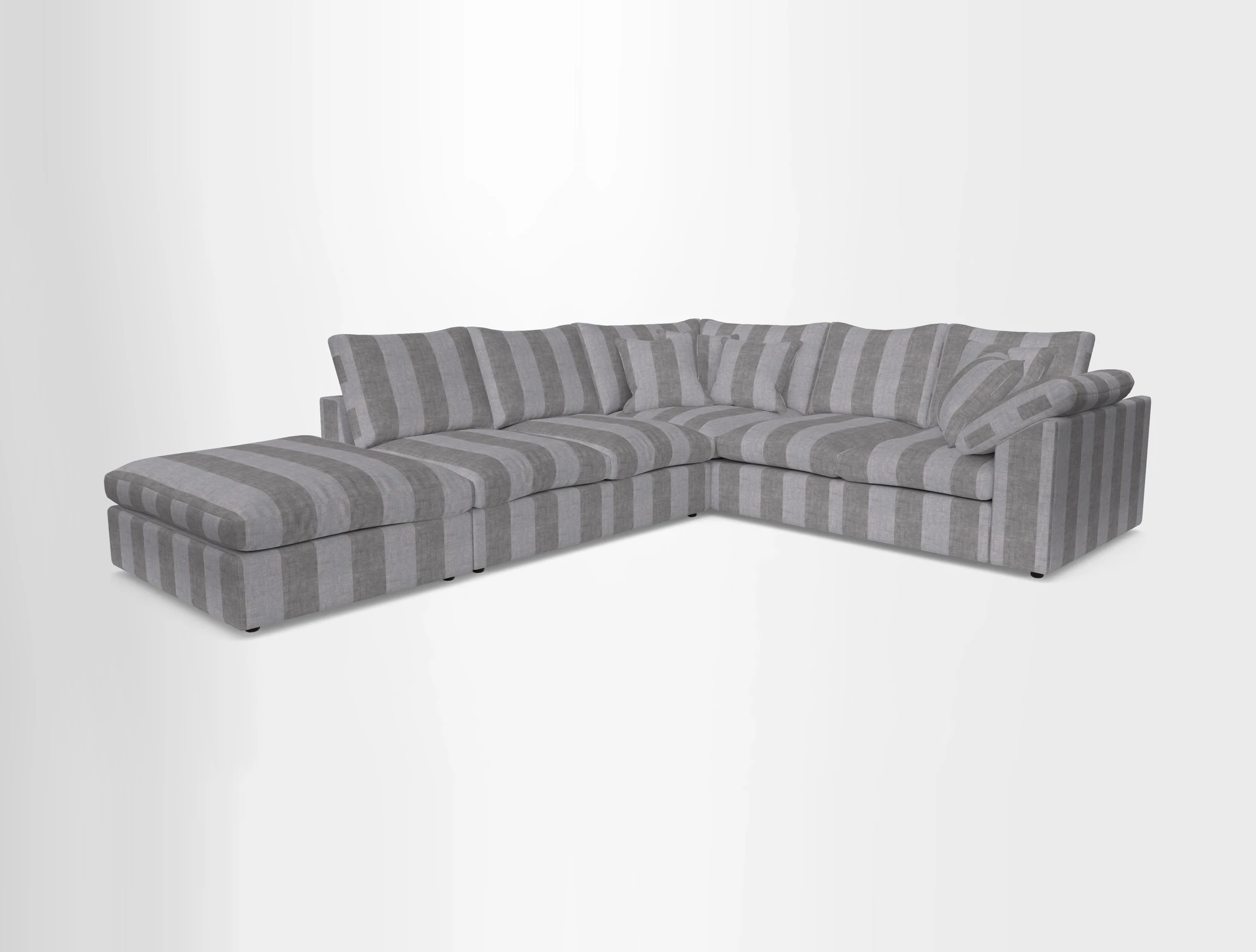 Big Softie Sloped Arm Large Corner Group RHF in Sahara Chalk