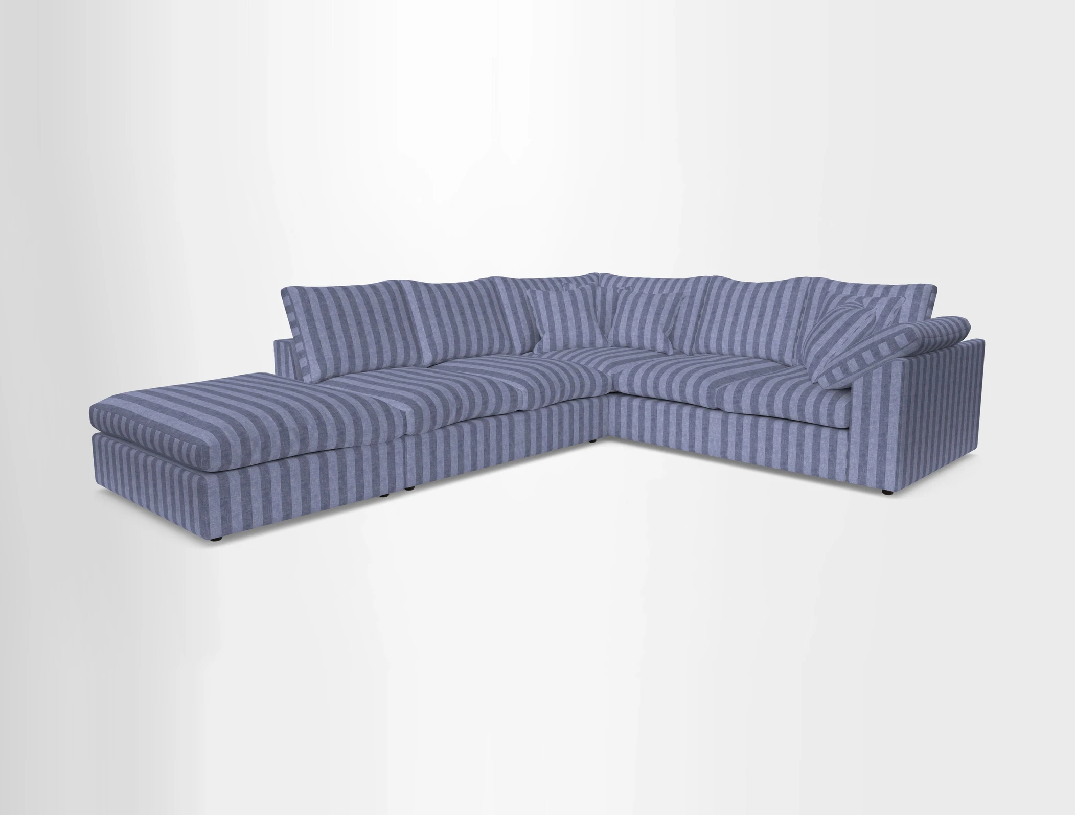 Big Softie Sloped Arm Large Corner Group RHF in Sahara Chalk