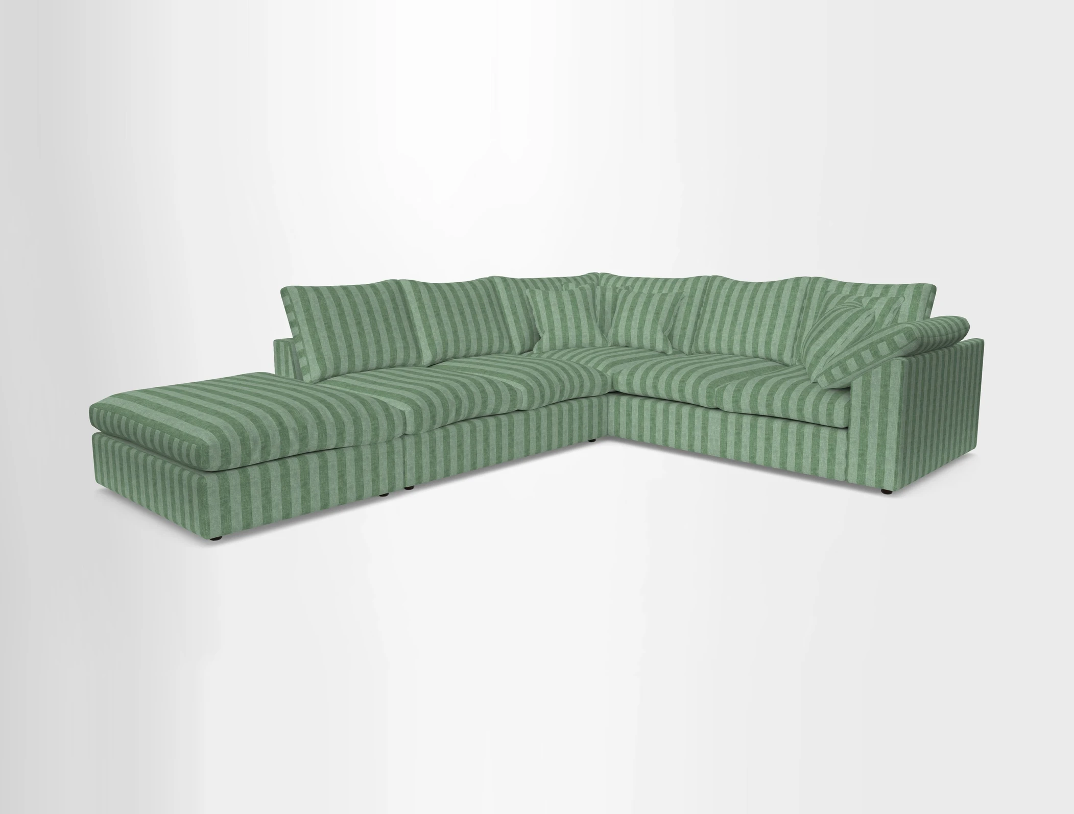 Big Softie Sloped Arm Large Corner Group RHF in Sahara Chalk