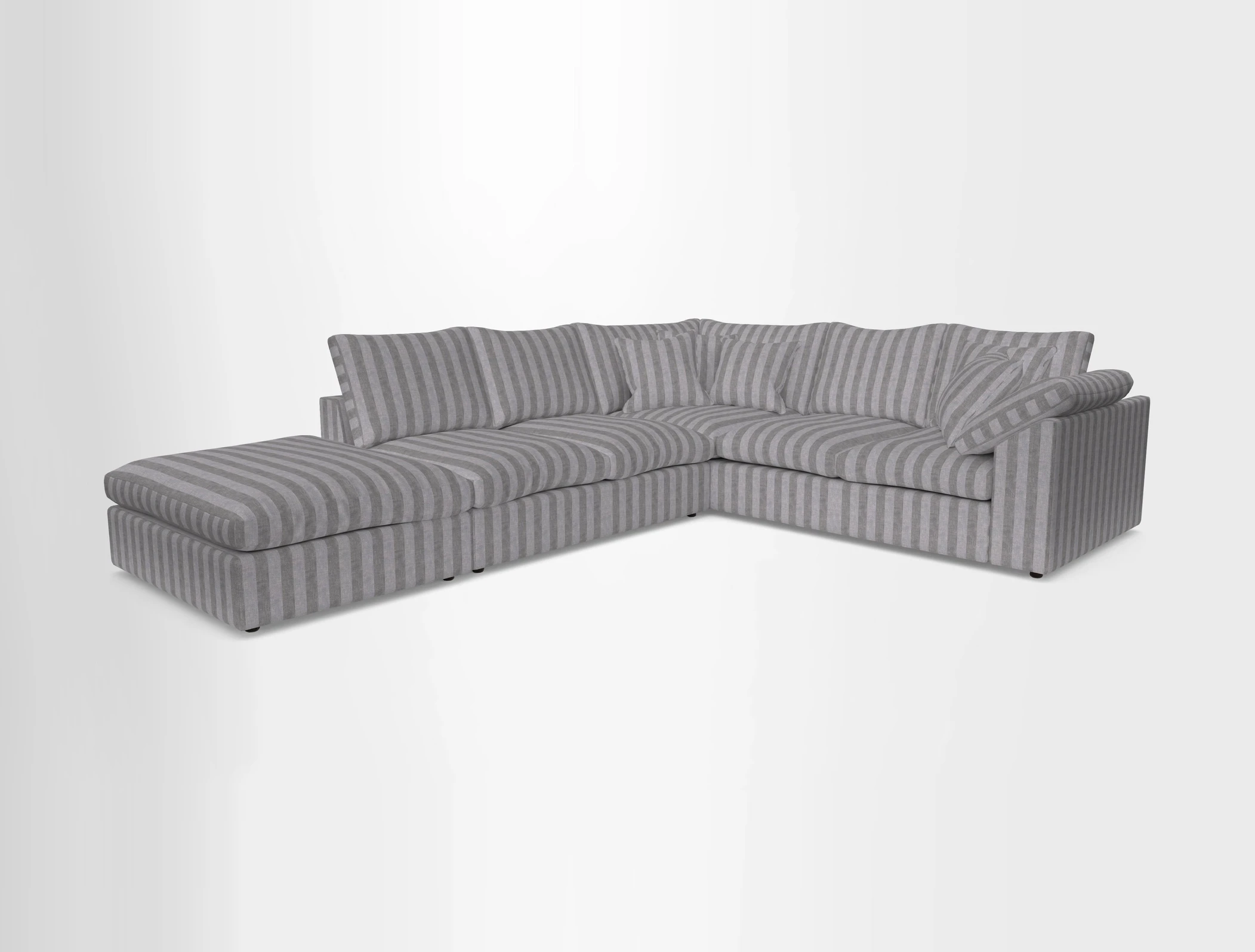 Big Softie Sloped Arm Large Corner Group RHF in Sahara Chalk