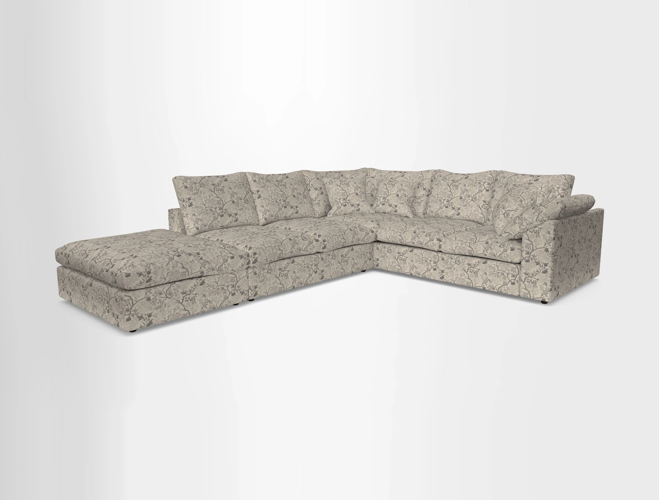Big Softie Sloped Arm Large Corner Group RHF in Sahara Chalk