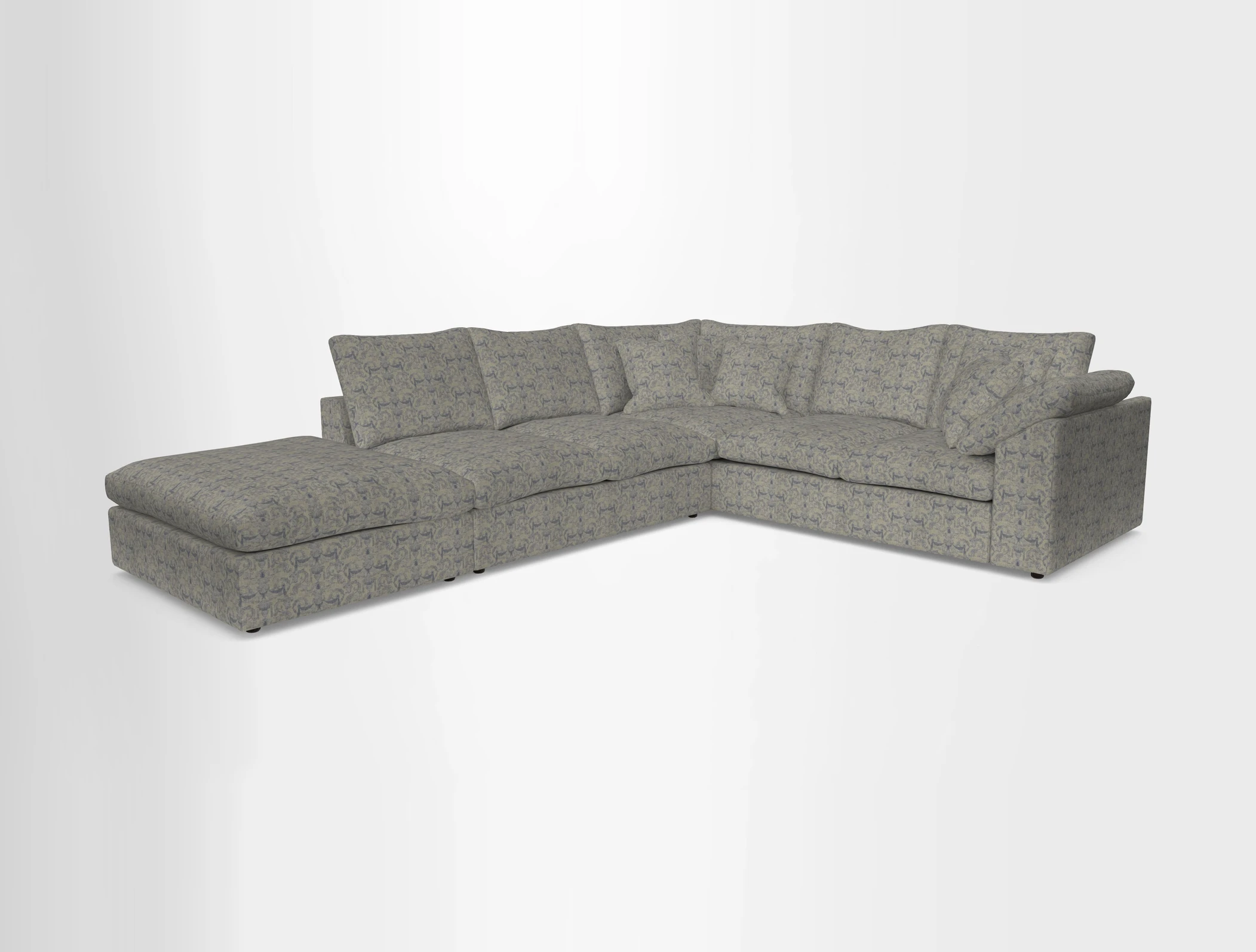 Big Softie Sloped Arm Large Corner Group RHF in Sahara Chalk