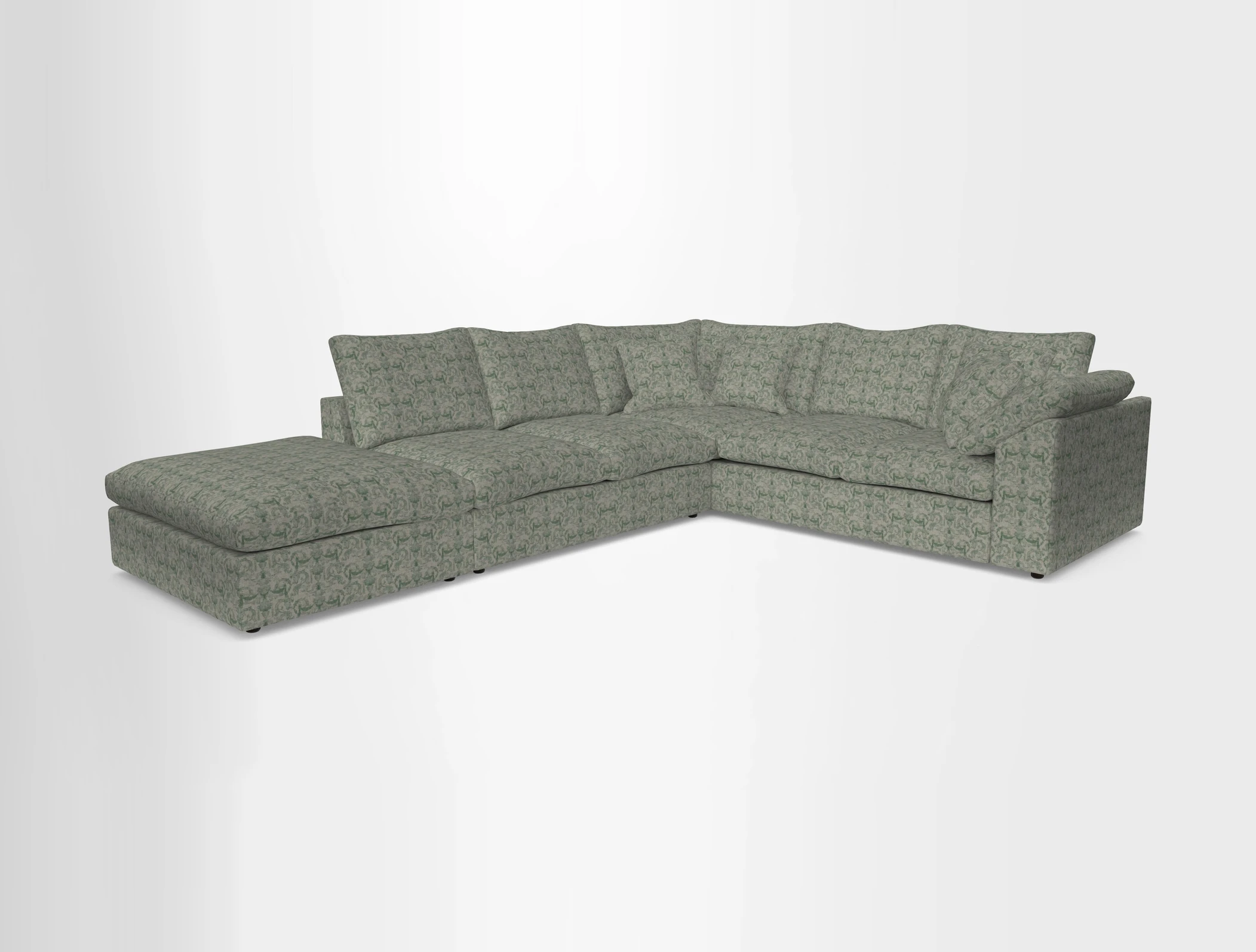 Big Softie Sloped Arm Large Corner Group RHF in Sahara Chalk