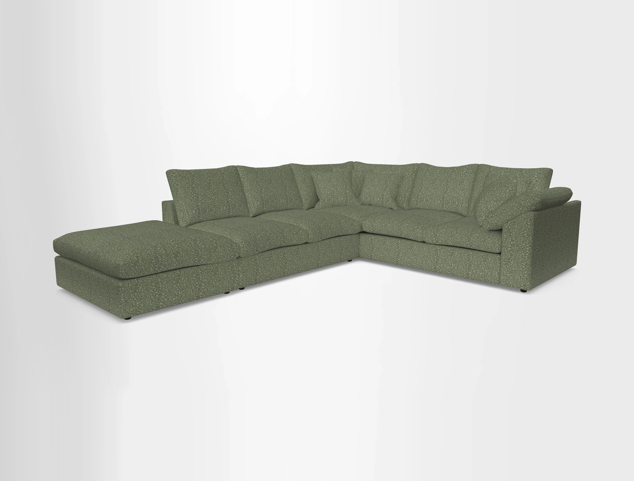 Big Softie Sloped Arm Large Corner Group RHF in Sahara Chalk