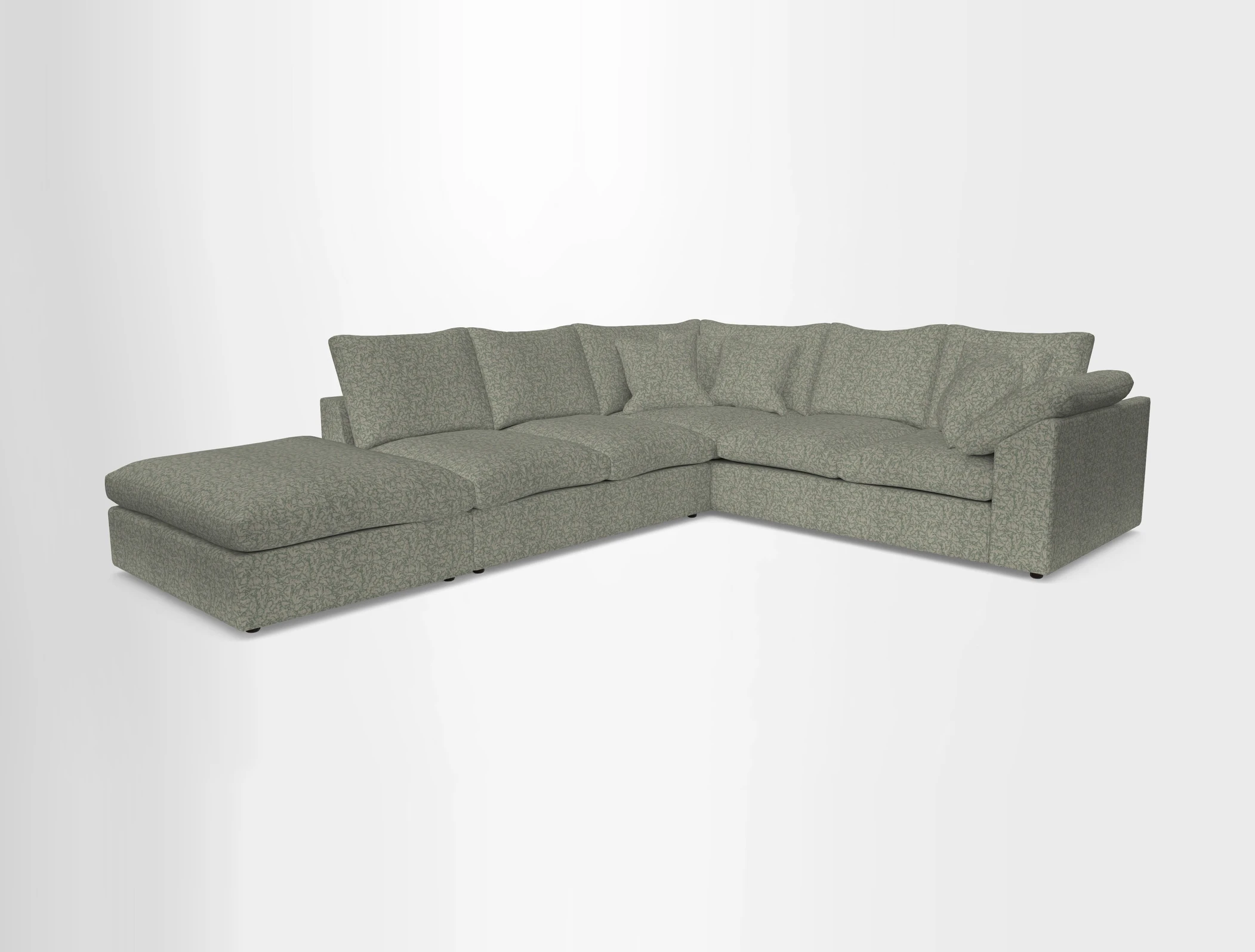 Big Softie Sloped Arm Large Corner Group RHF in Sahara Chalk