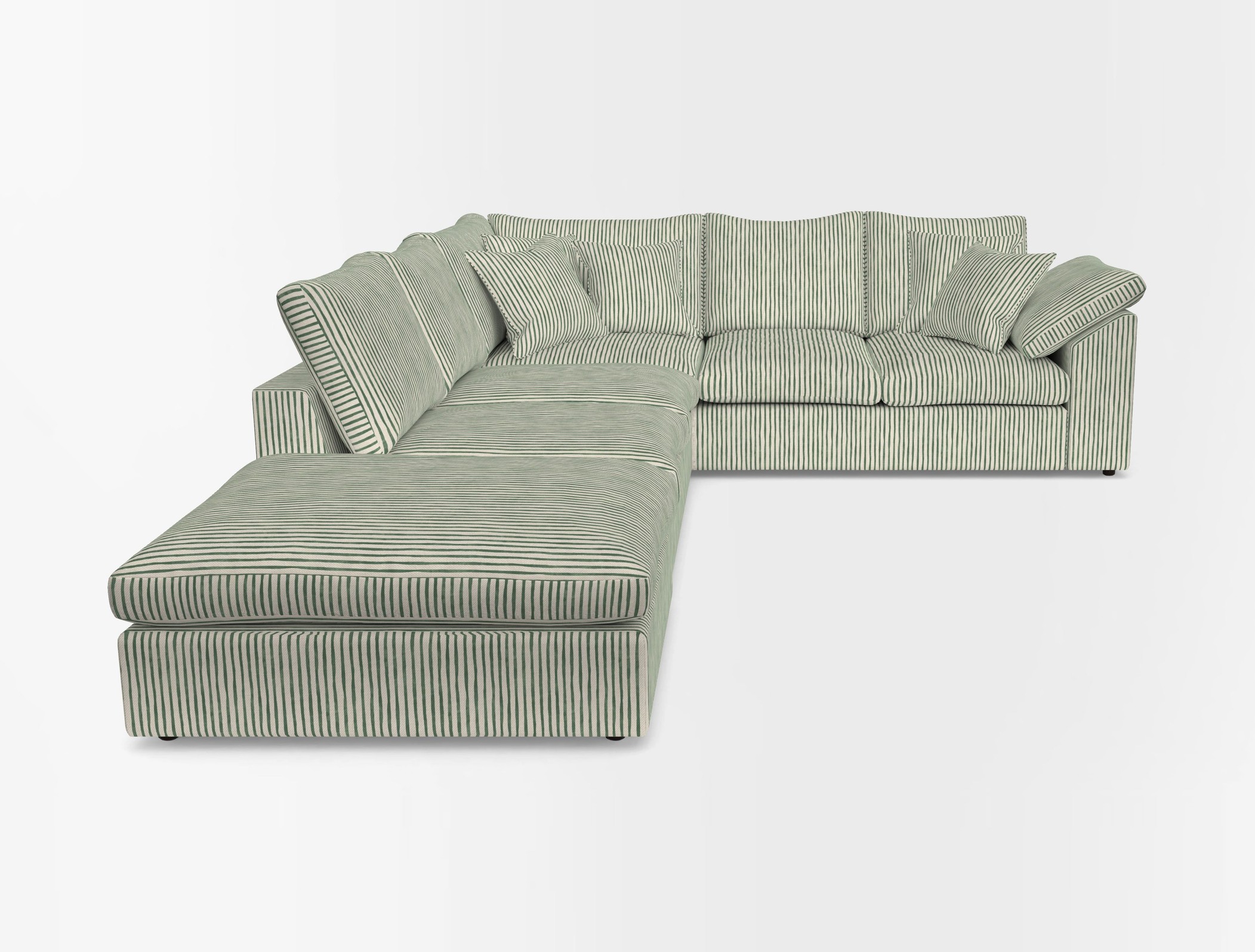 Big softie sloped arm front