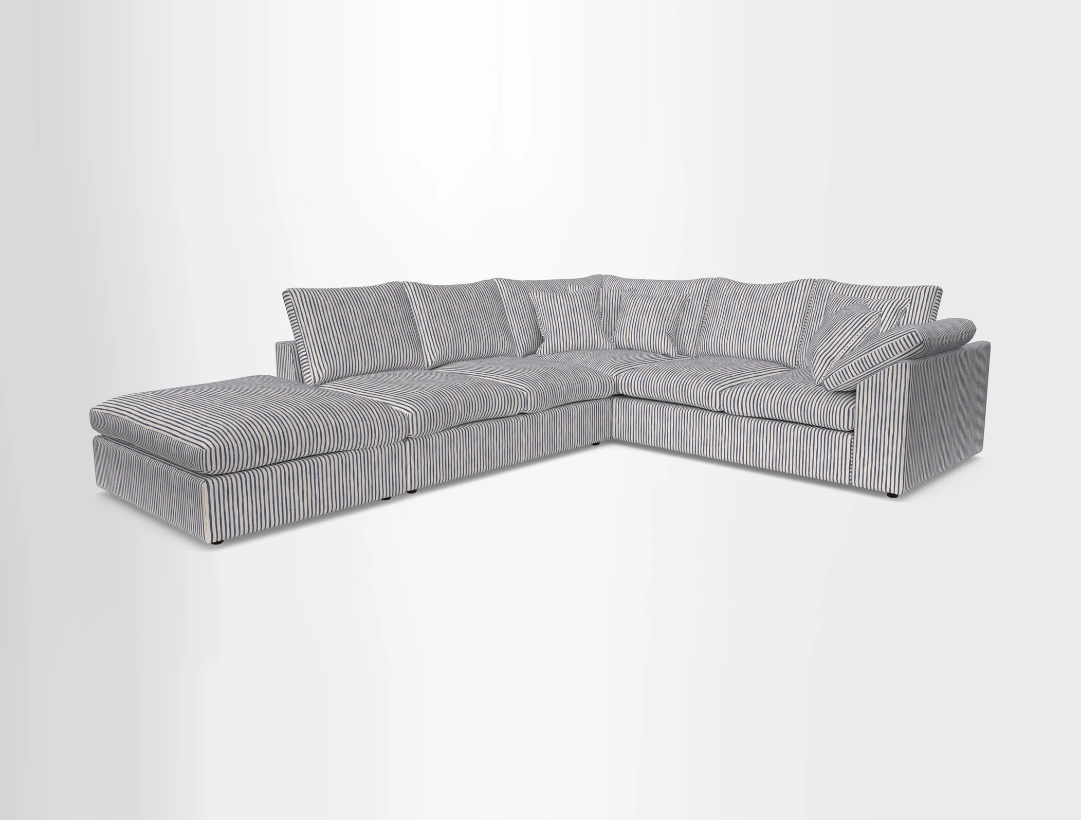 Big Softie Sloped Arm Large Corner Group RHF in Sahara Chalk