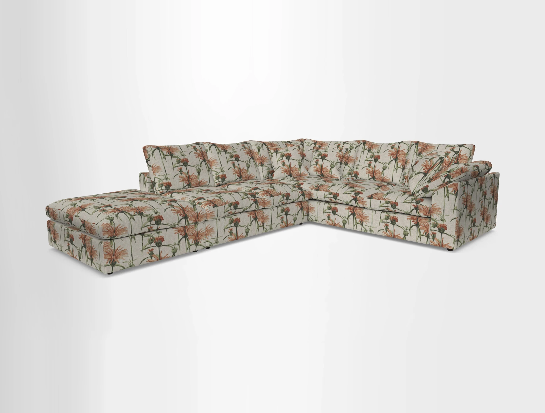 Big Softie Sloped Arm Large Corner Group RHF in Sahara Chalk