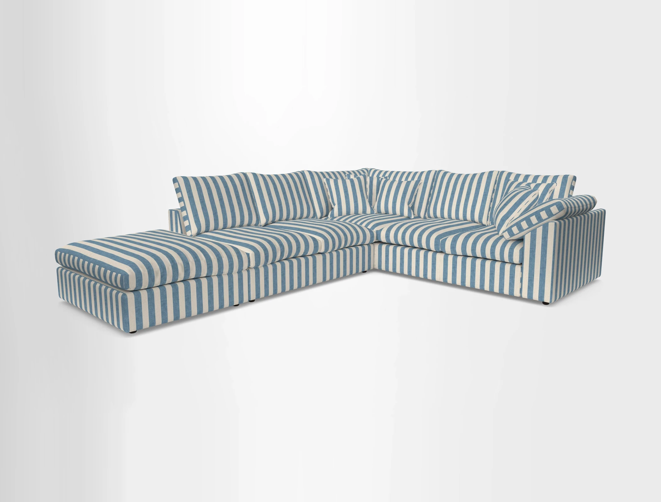 Big Softie Sloped Arm Large Corner Group RHF in Sahara Chalk