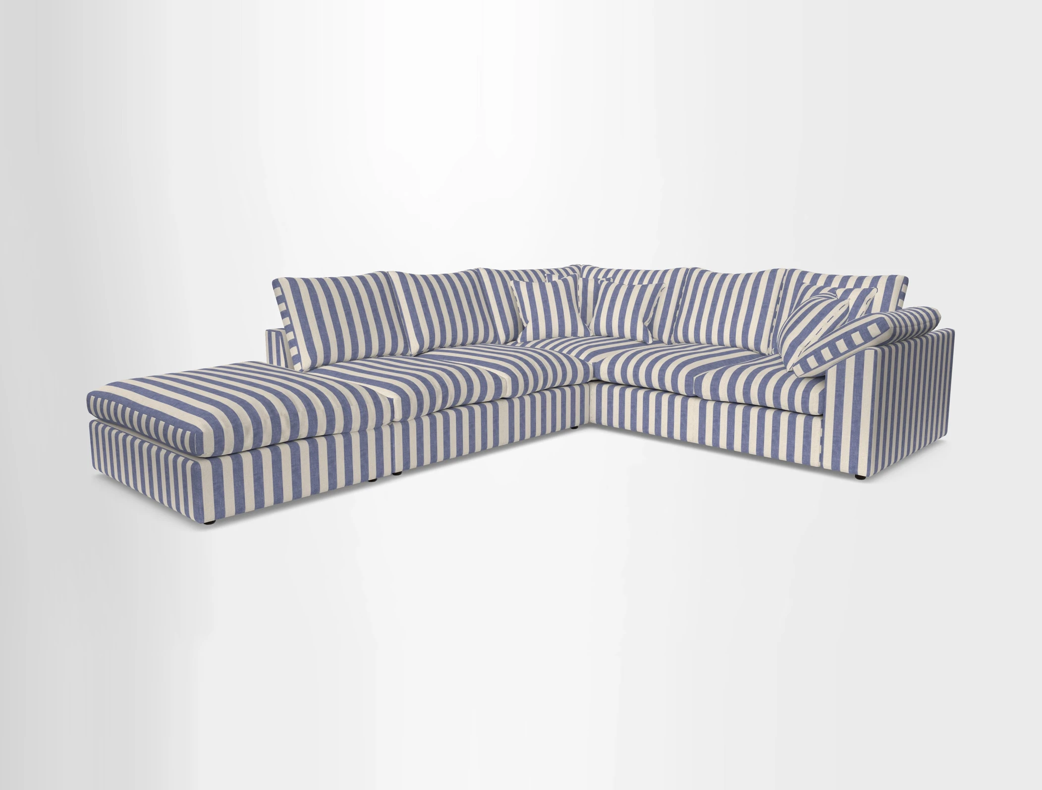 Big Softie Sloped Arm Large Corner Group RHF in Sahara Chalk