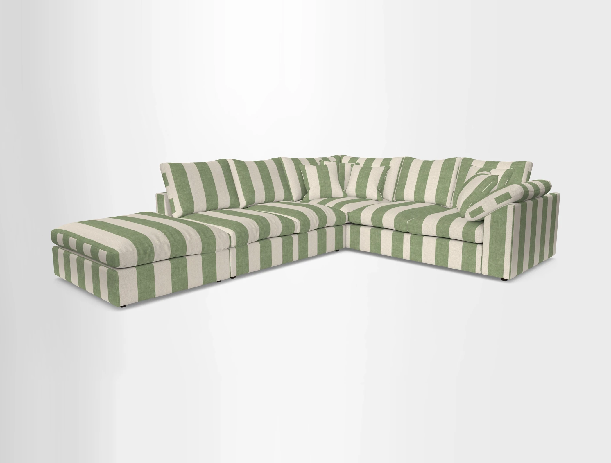 Big Softie Sloped Arm Large Corner Group RHF in Sahara Chalk