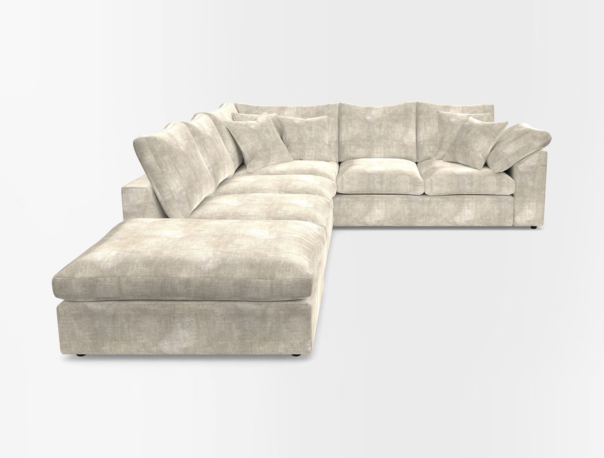 Big softie sloped arm front