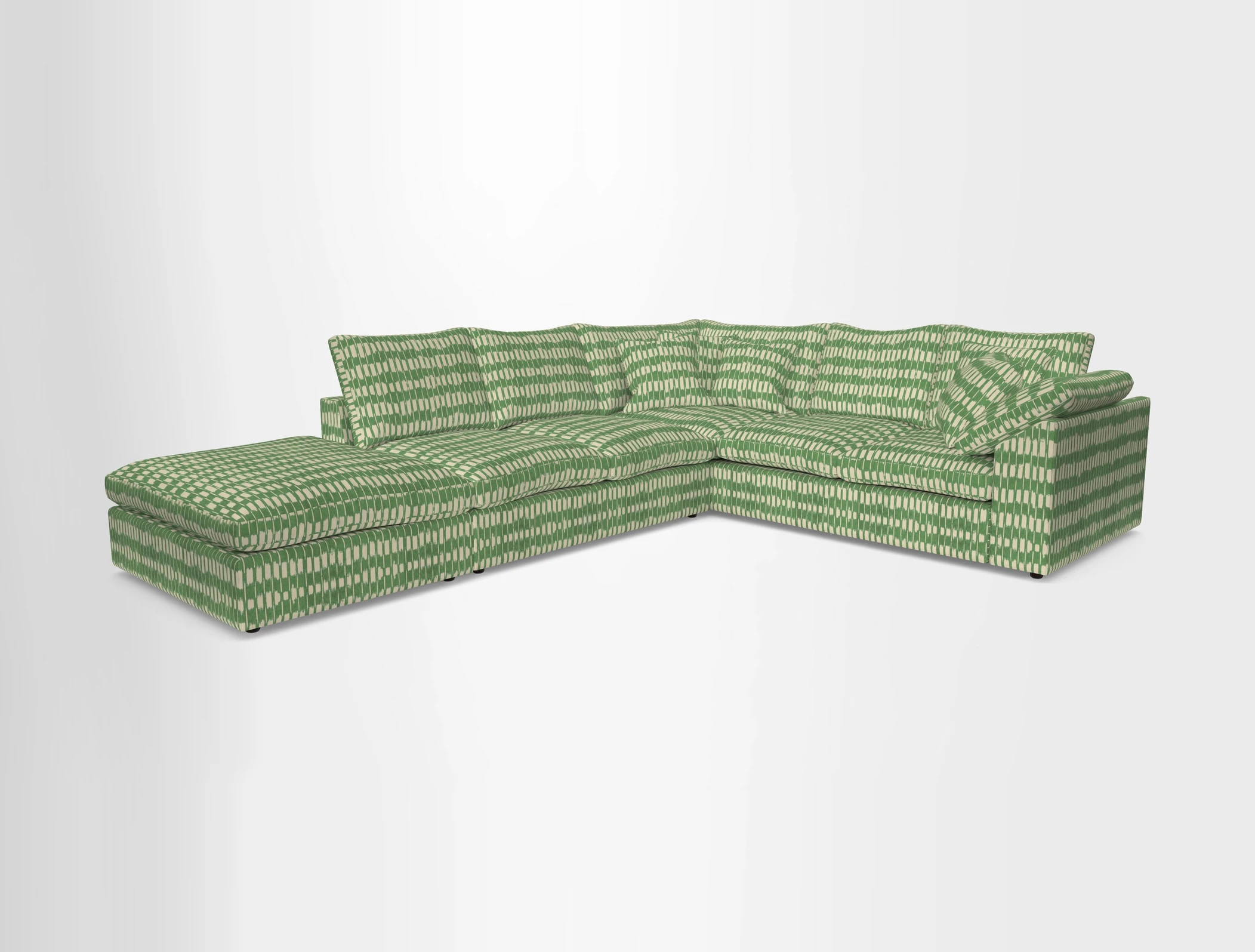 Big Softie Sloped Arm Large Corner Group RHF in Sahara Chalk