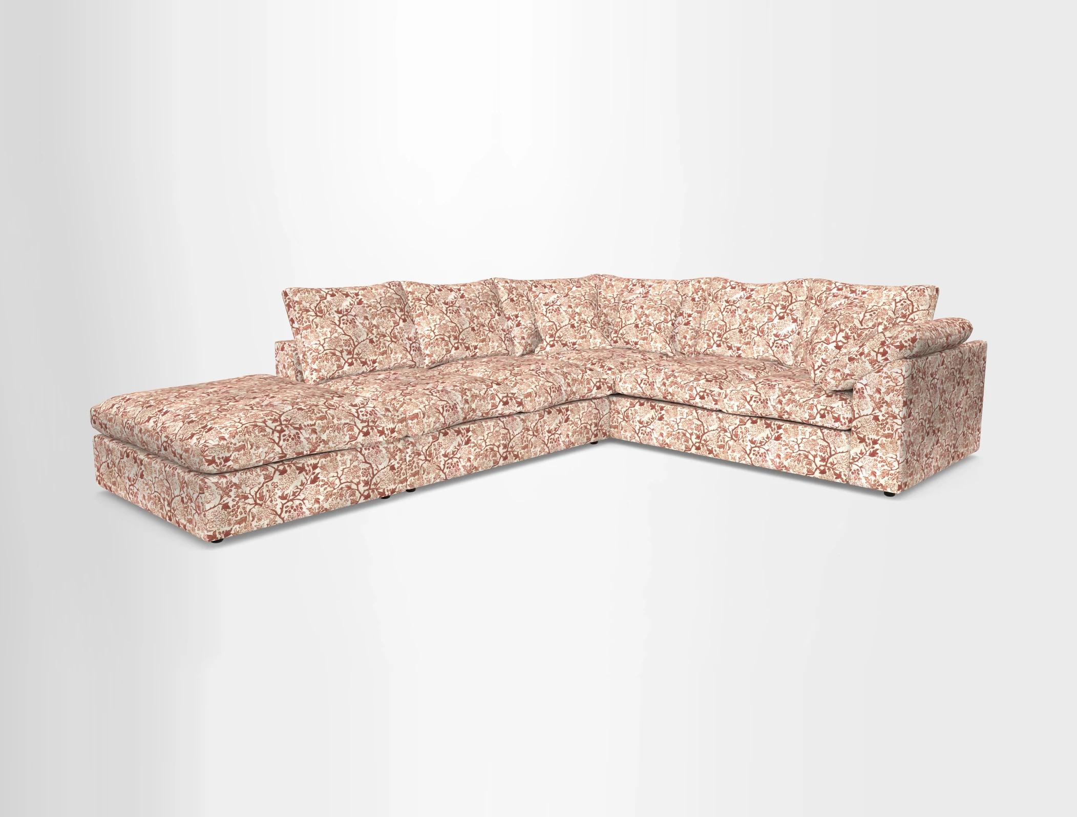 Big Softie Sloped Arm Large Corner Group RHF in Sahara Chalk