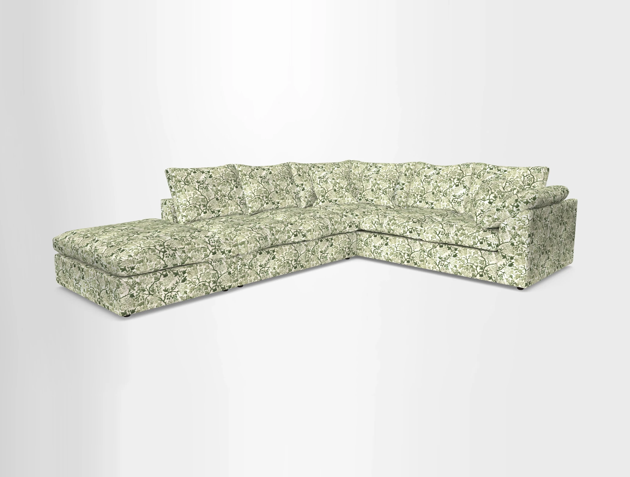 Big Softie Sloped Arm Large Corner Group RHF in Sahara Chalk