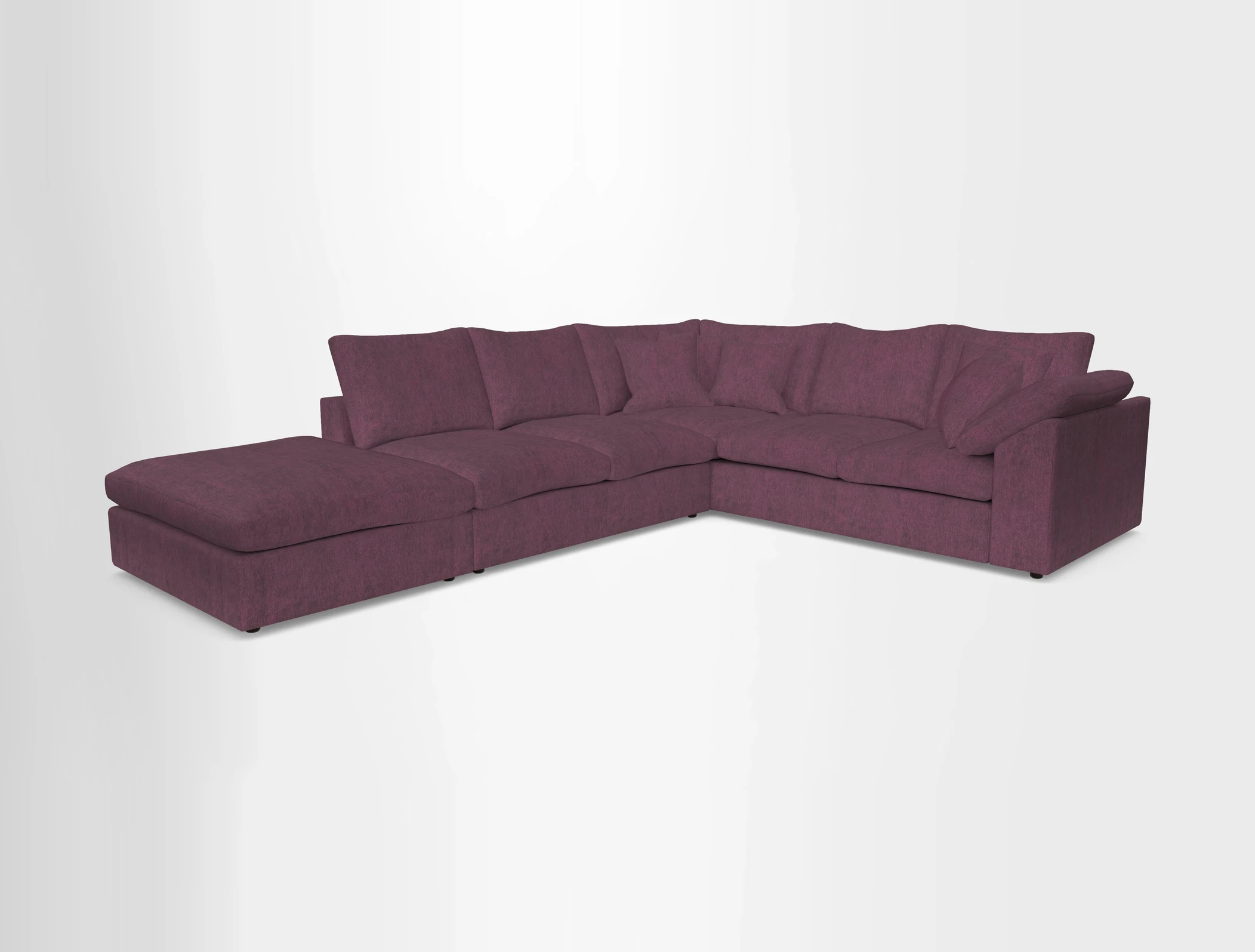 Big Softie Sloped Arm Large Corner Group RHF in Sahara Chalk