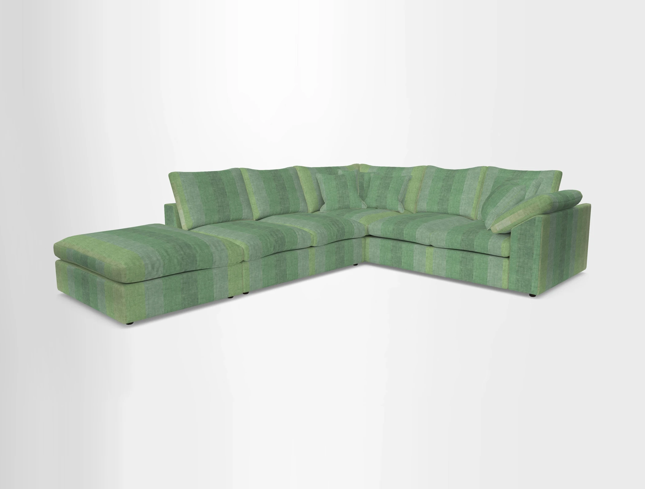 Big Softie Sloped Arm Large Corner Group RHF in Sahara Chalk