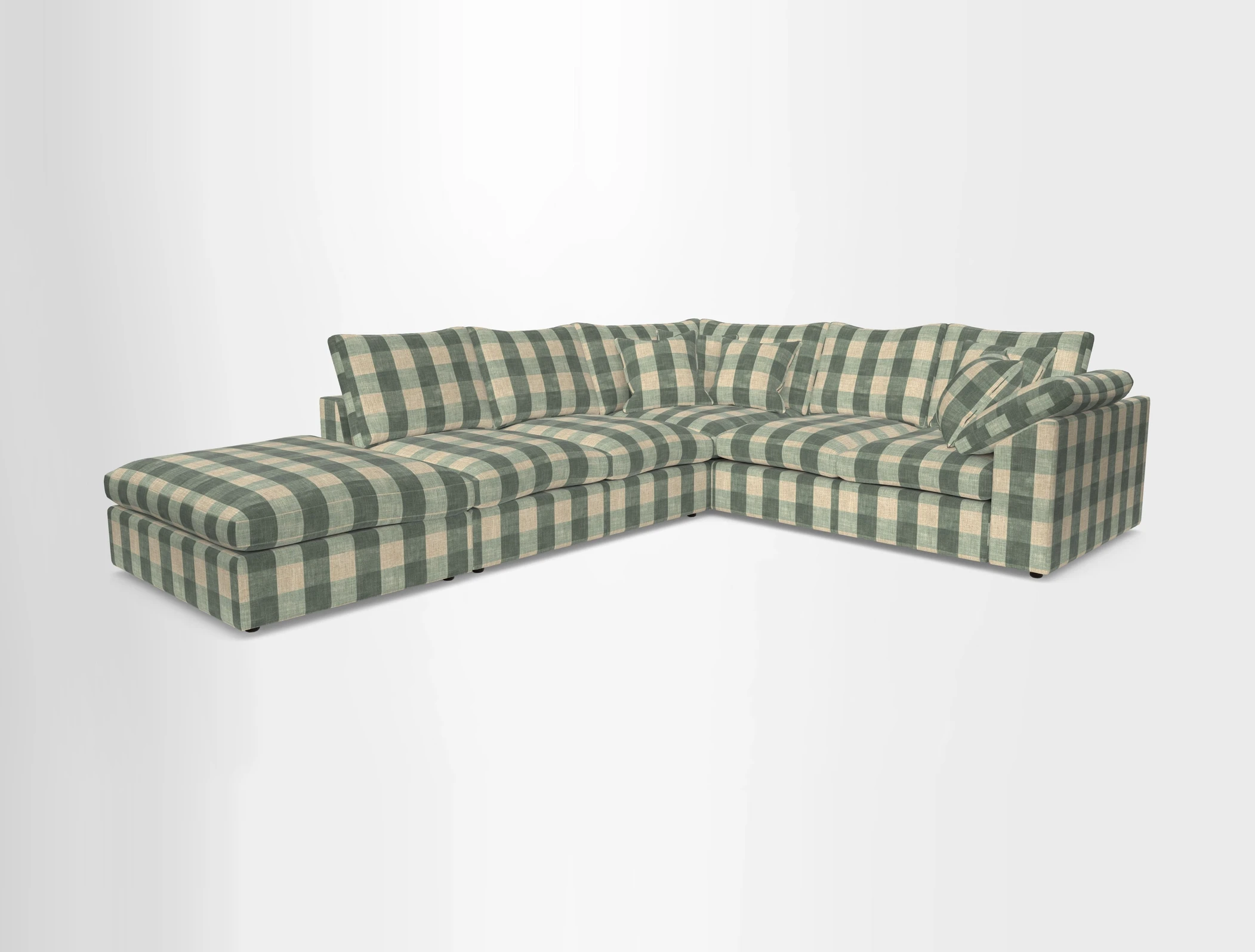 Big Softie Sloped Arm Large Corner Group RHF in Sahara Chalk