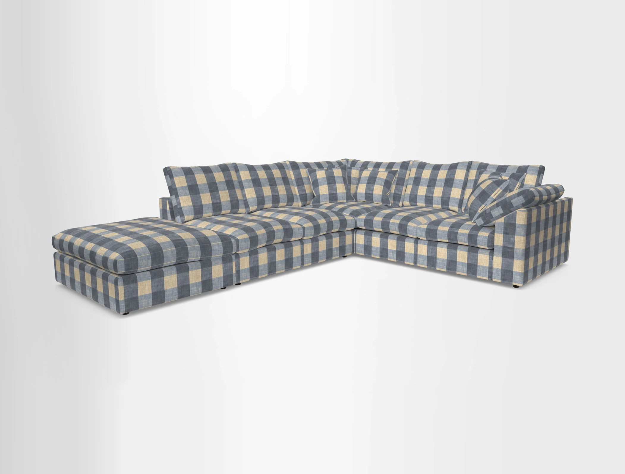 Big Softie Sloped Arm Large Corner Group RHF in Sahara Chalk