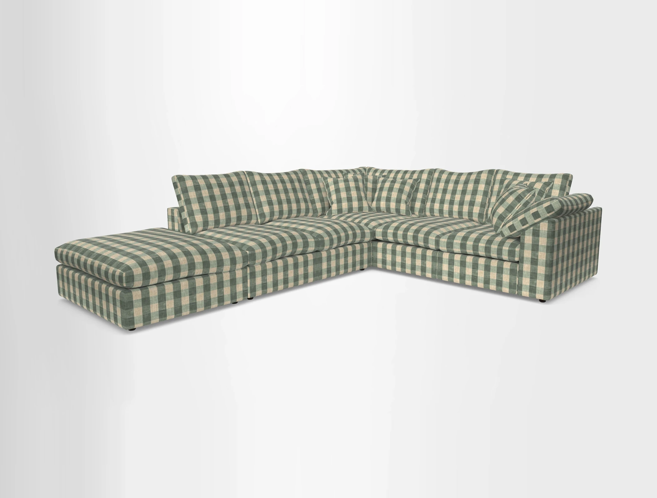 Big Softie Sloped Arm Large Corner Group RHF in Sahara Chalk