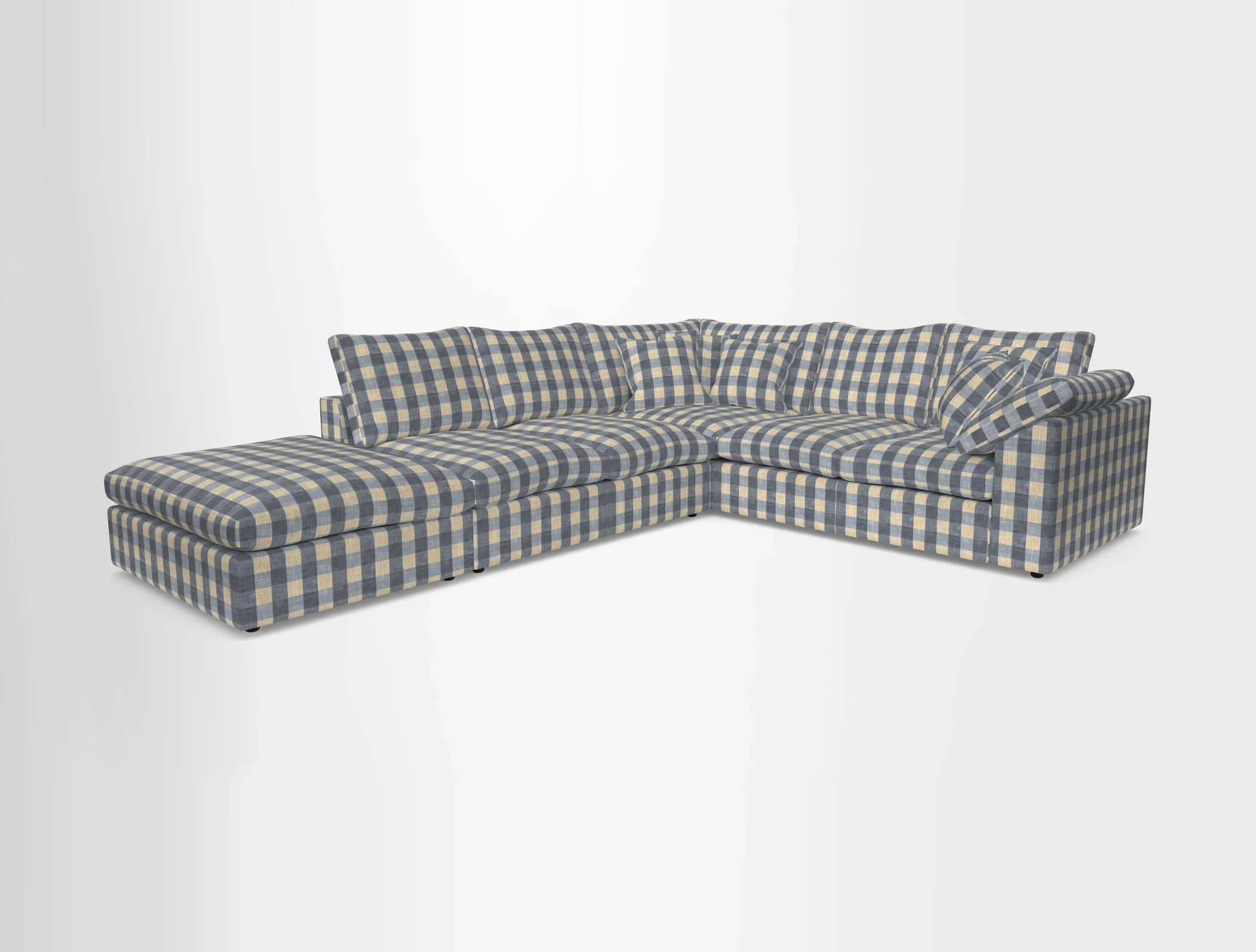 Big Softie Sloped Arm Large Corner Group RHF in Sahara Chalk