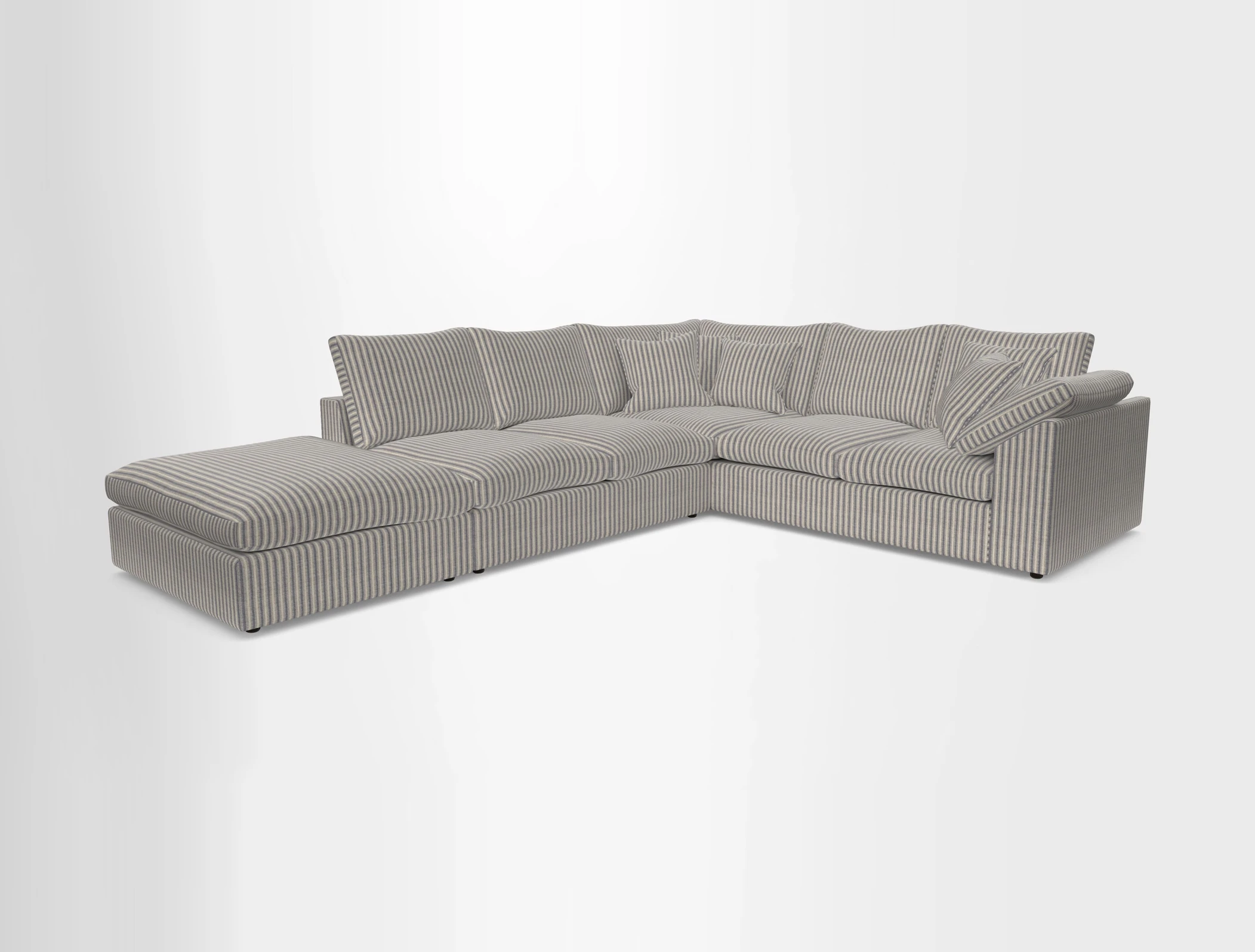 Big Softie Sloped Arm Large Corner Group RHF in Sahara Chalk