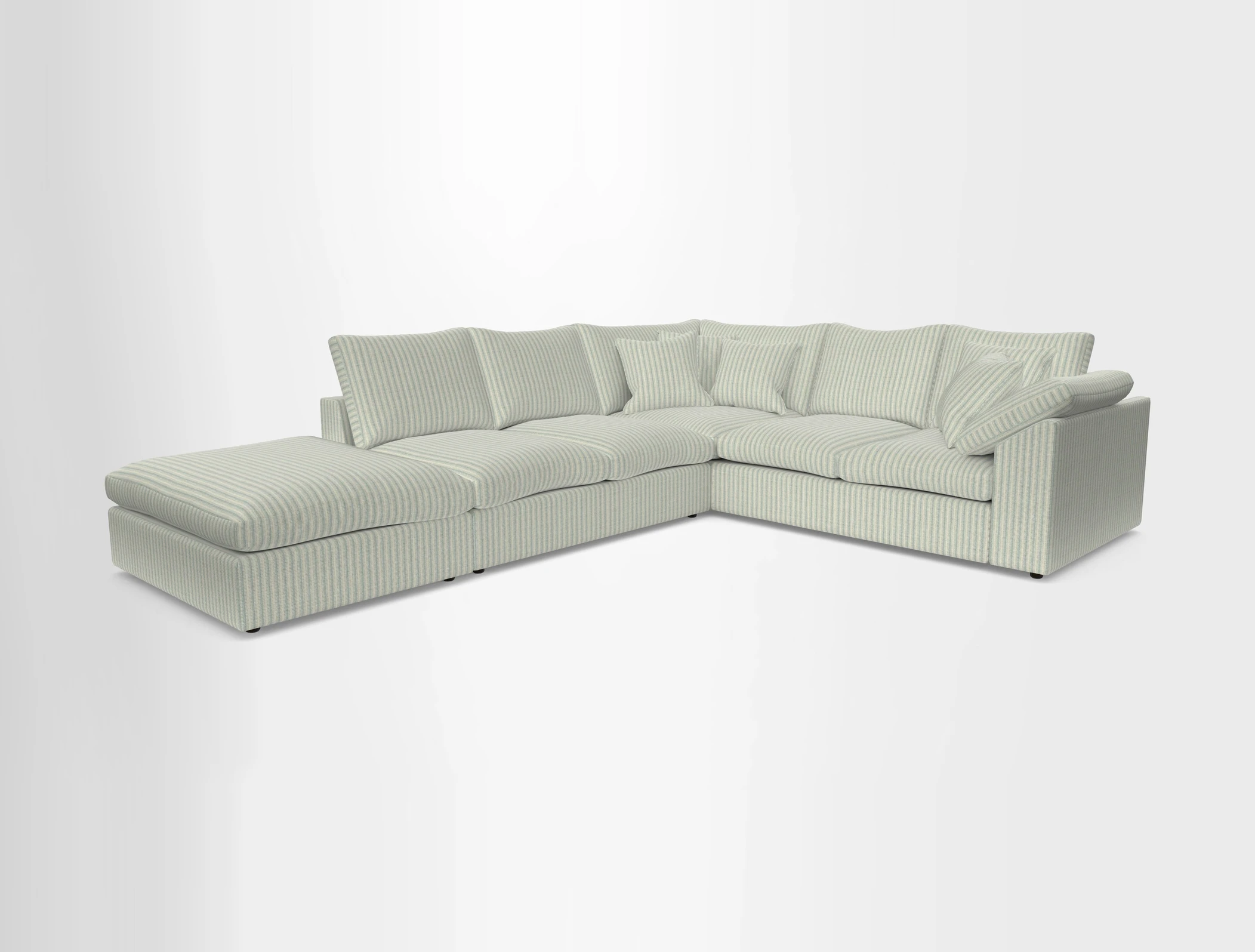 Big Softie Sloped Arm Large Corner Group RHF in Sahara Chalk