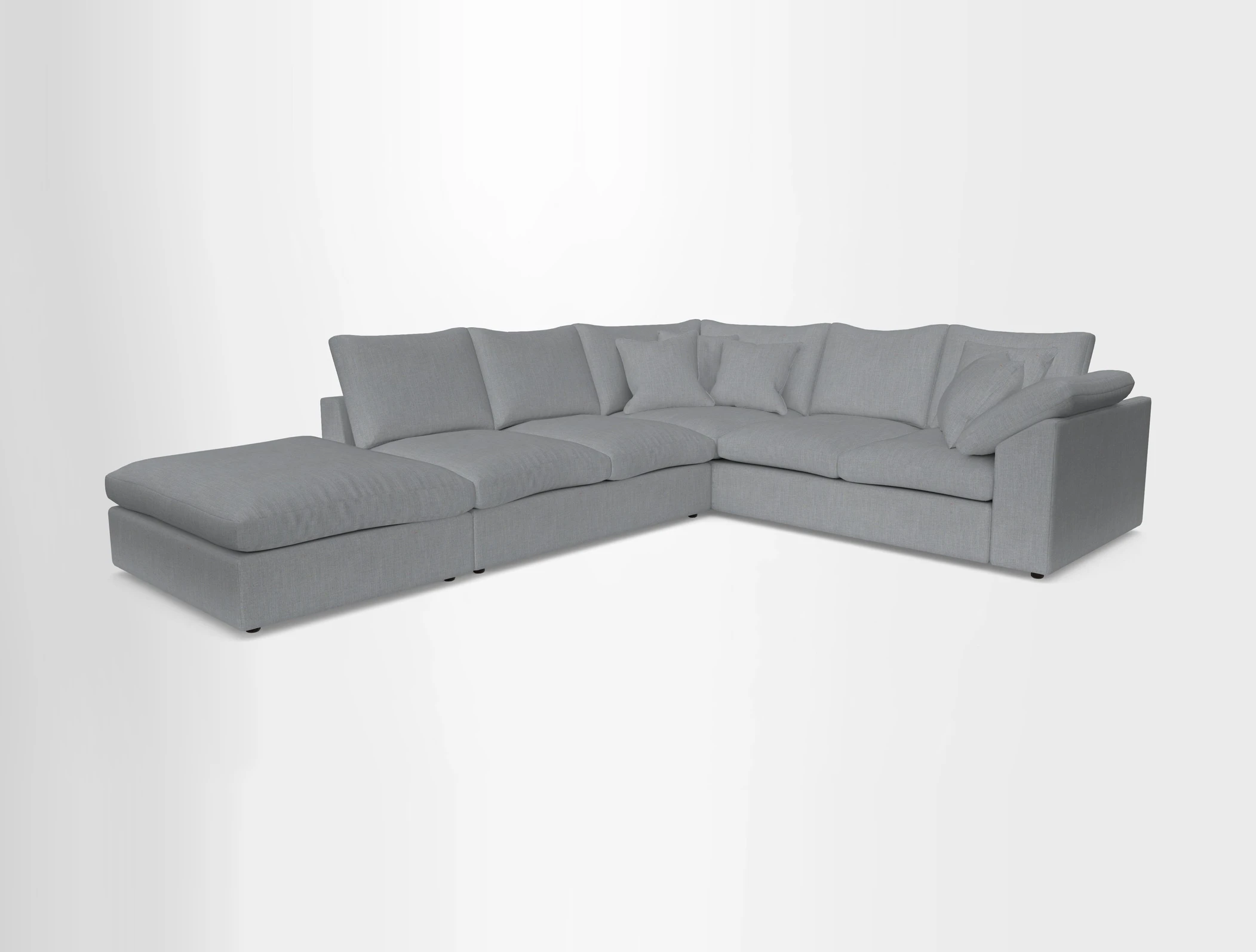 Big Softie Sloped Arm Large Corner Group RHF in Sahara Chalk