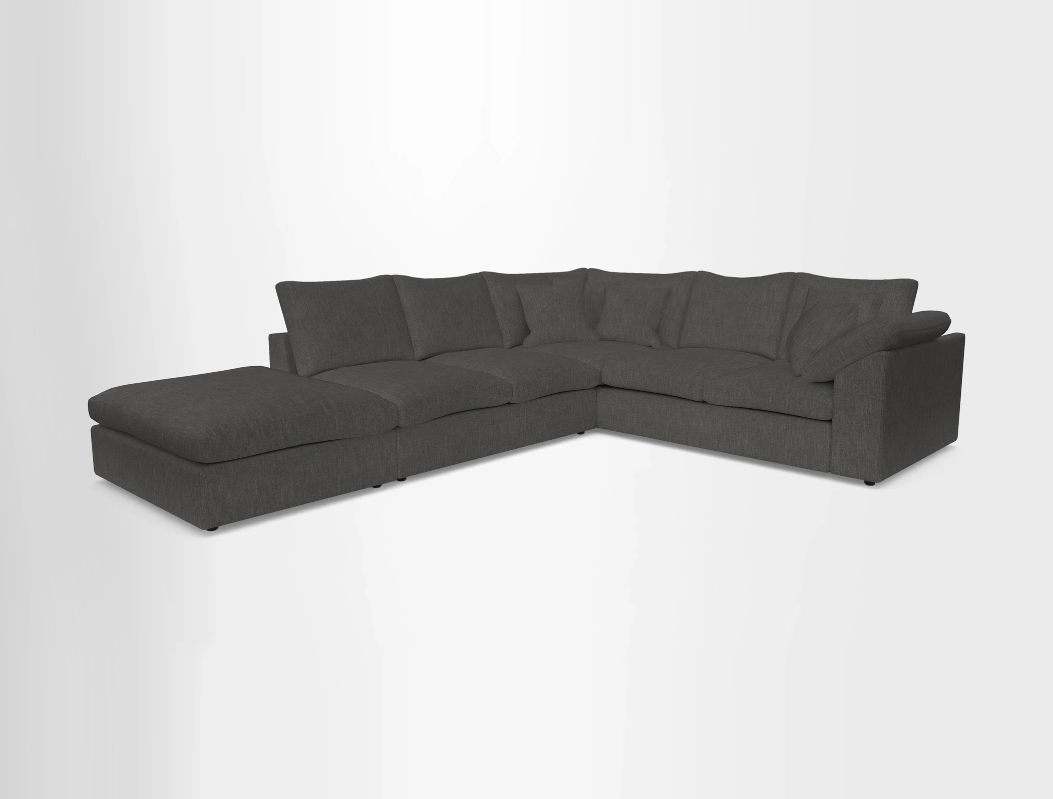 Big Softie Sloped Arm Large Corner Group RHF in Sahara Chalk