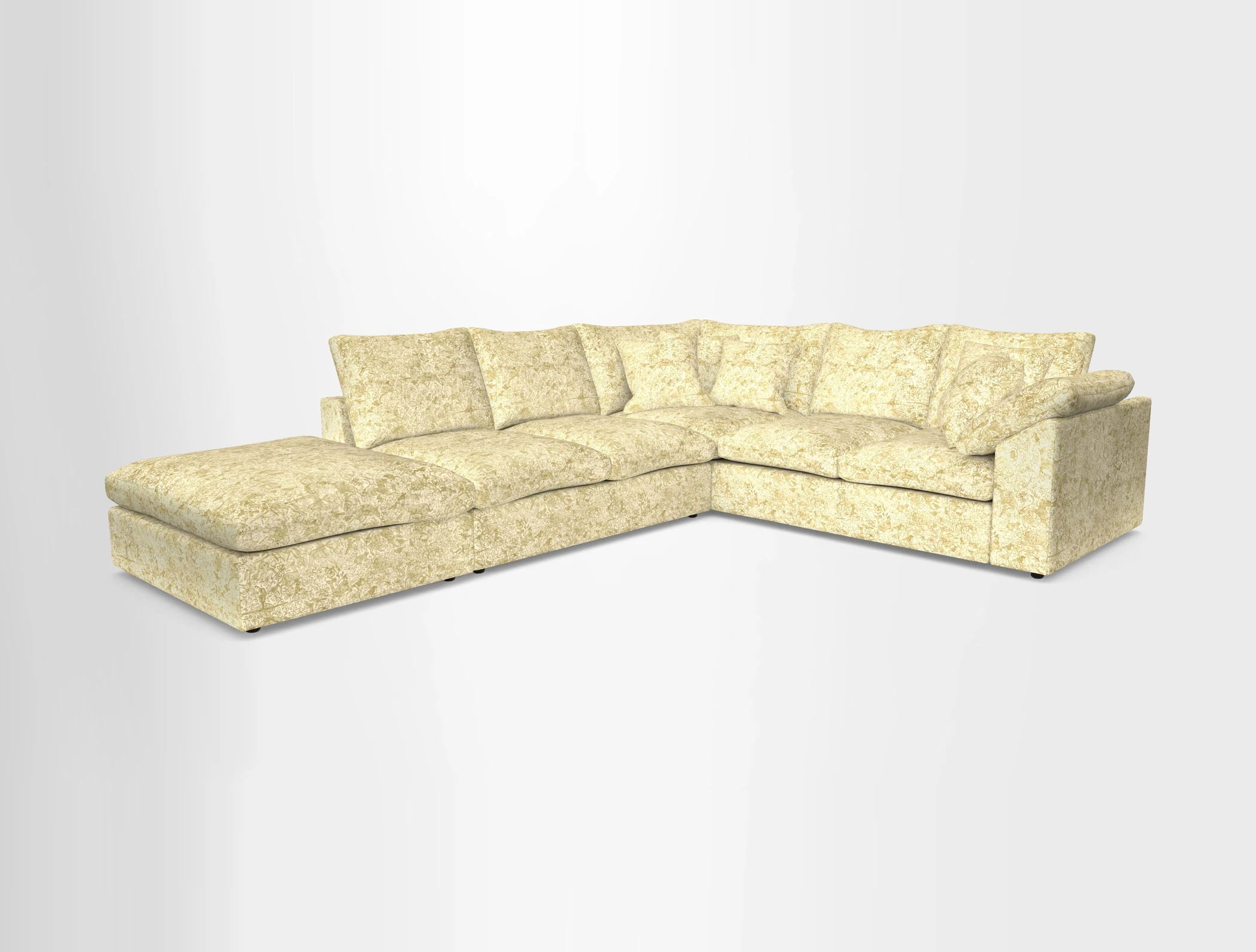 Big Softie Sloped Arm Large Corner Group RHF in Sahara Chalk