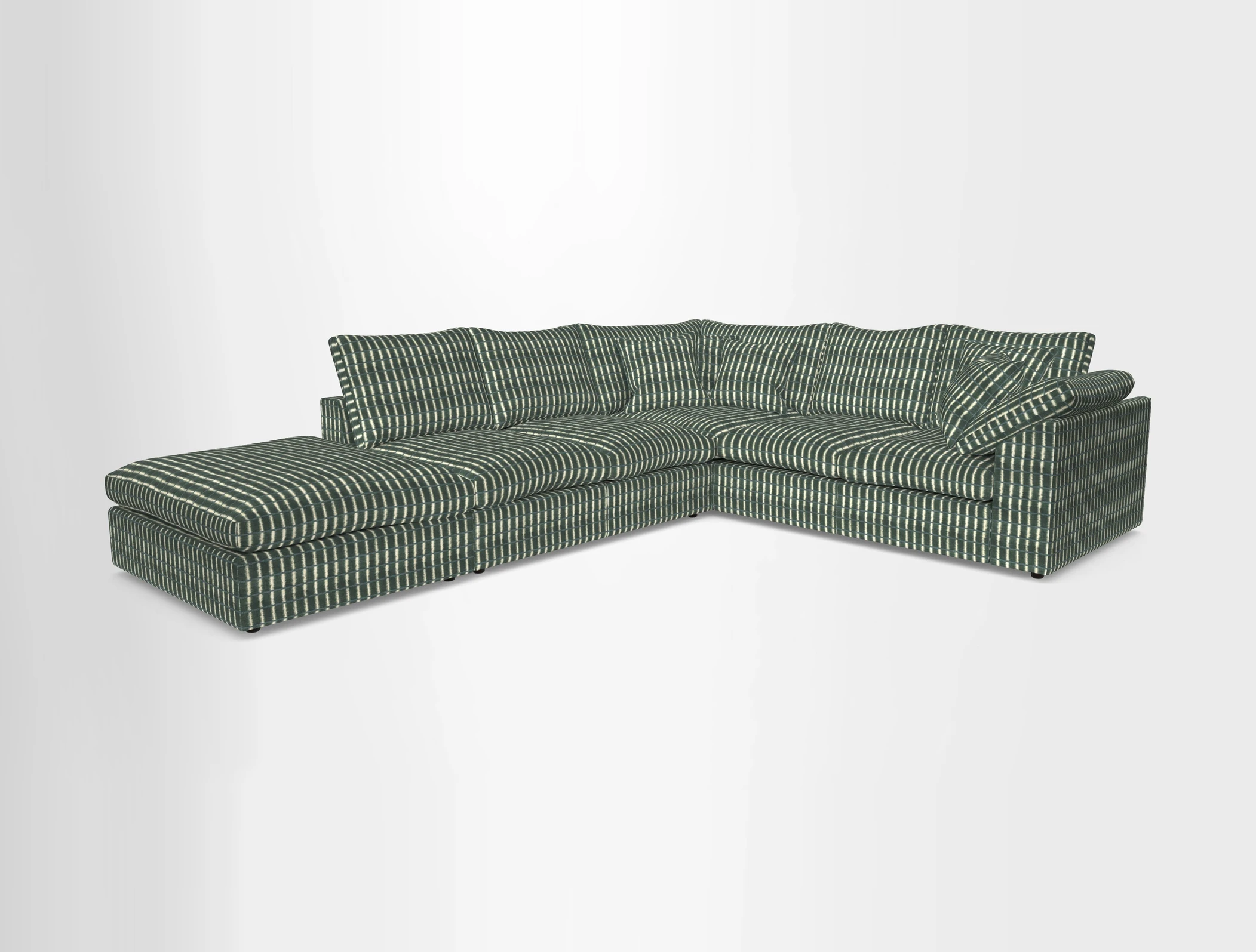 Big Softie Sloped Arm Large Corner Group RHF in Sahara Chalk