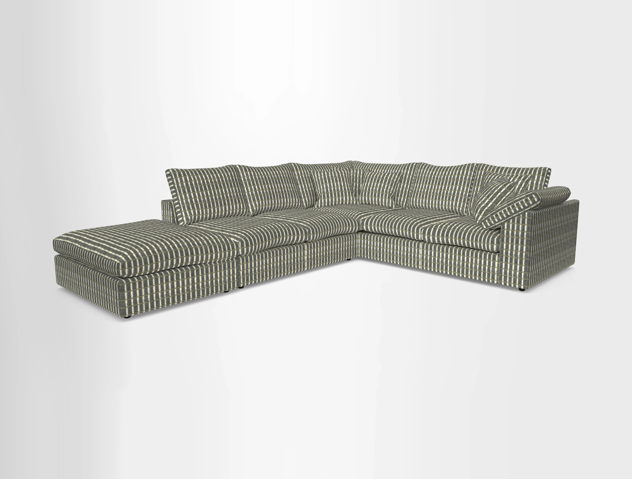 Big Softie Sloped Arm Large Corner Group RHF in Sahara Chalk