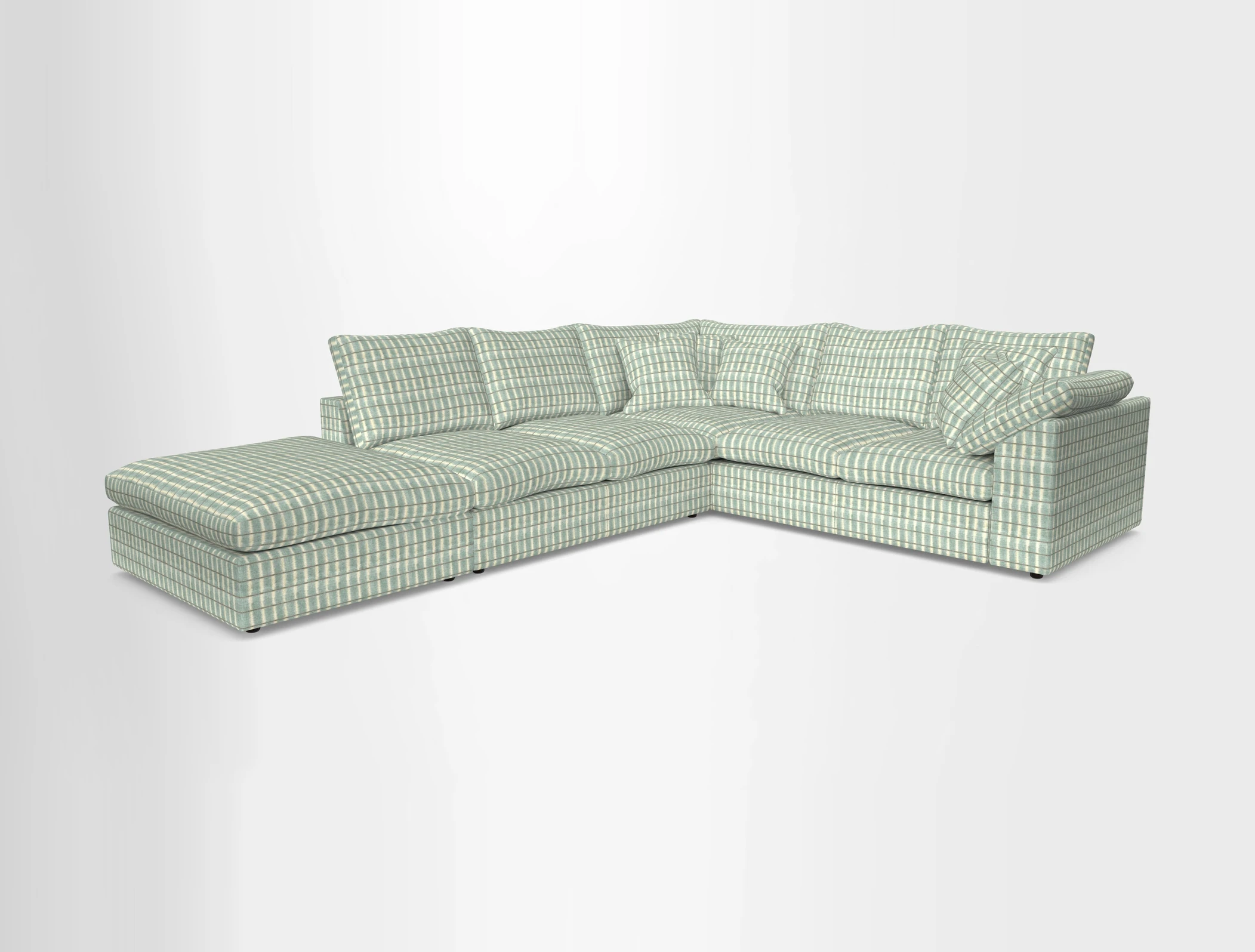 Big Softie Sloped Arm Large Corner Group RHF in Sahara Chalk
