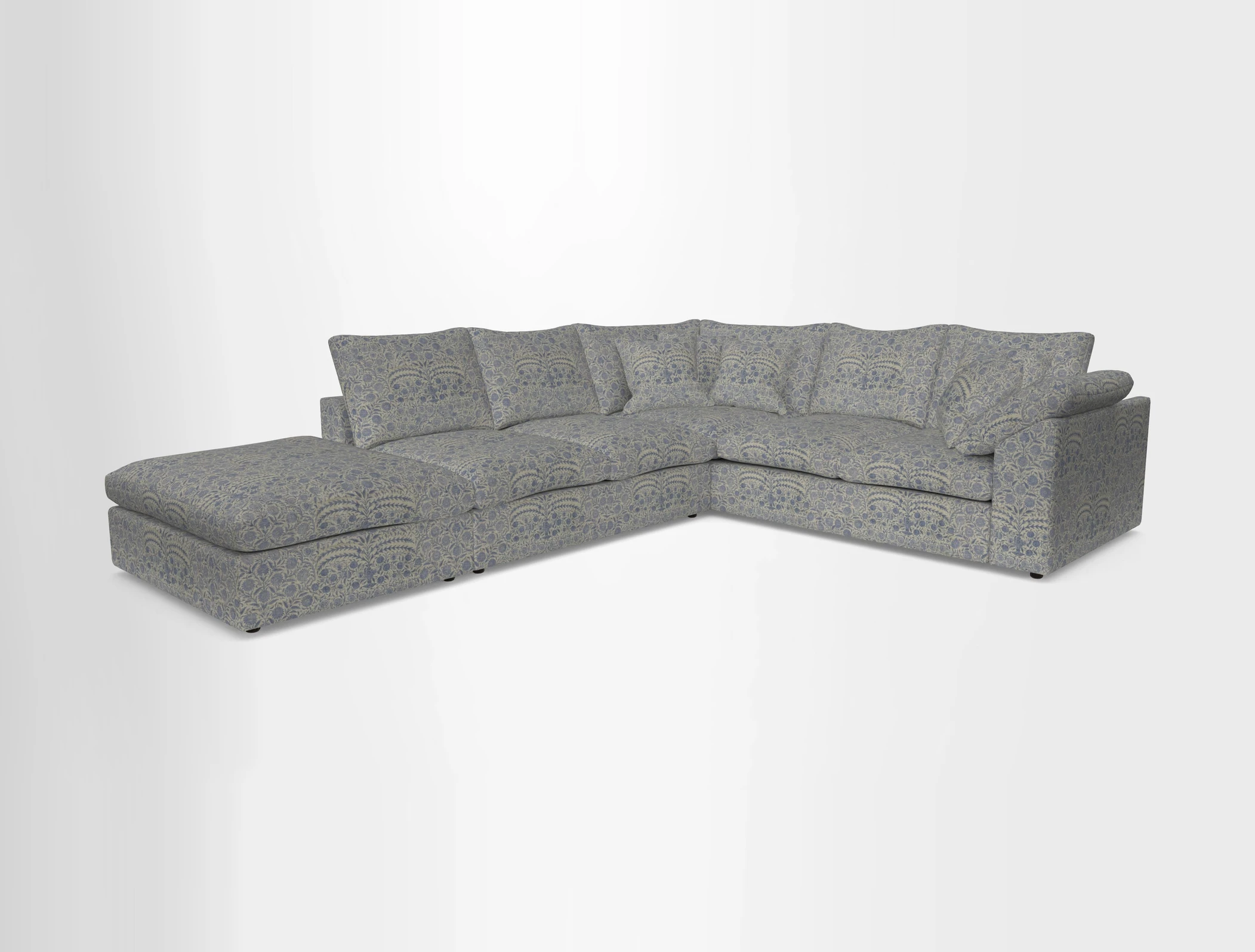 Big Softie Sloped Arm Large Corner Group RHF in Sahara Chalk