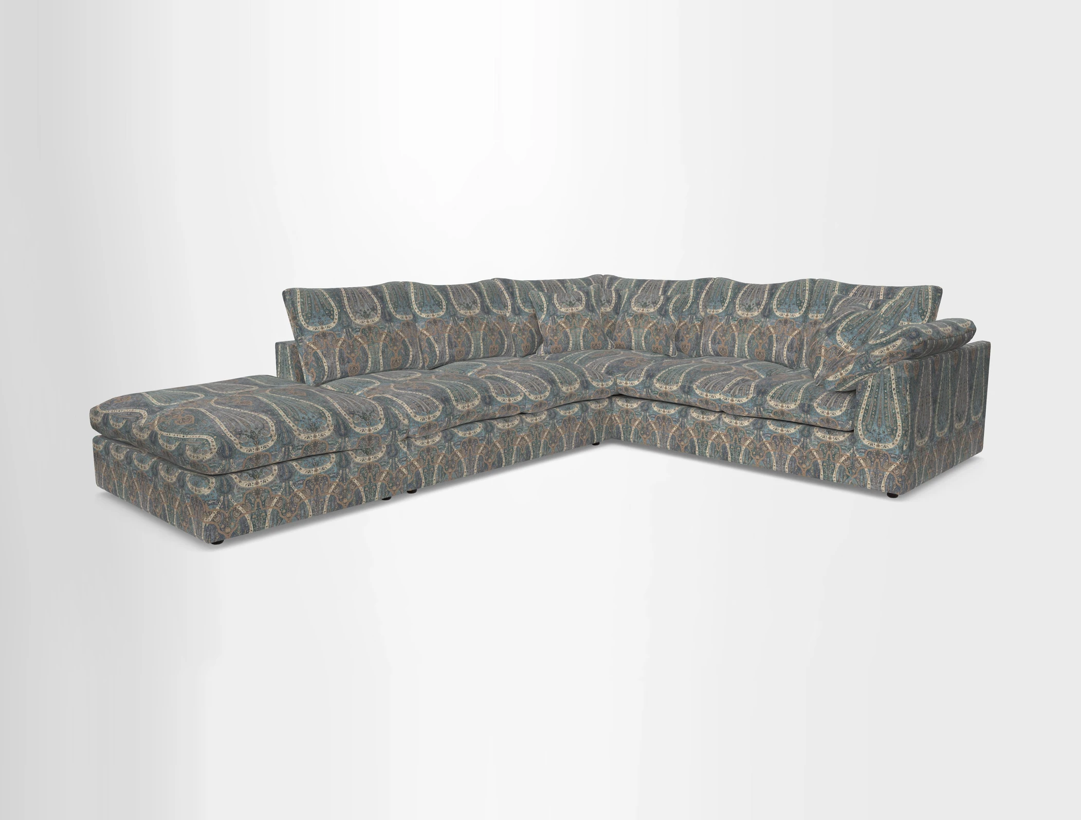 Big Softie Sloped Arm Large Corner Group RHF in Sahara Chalk