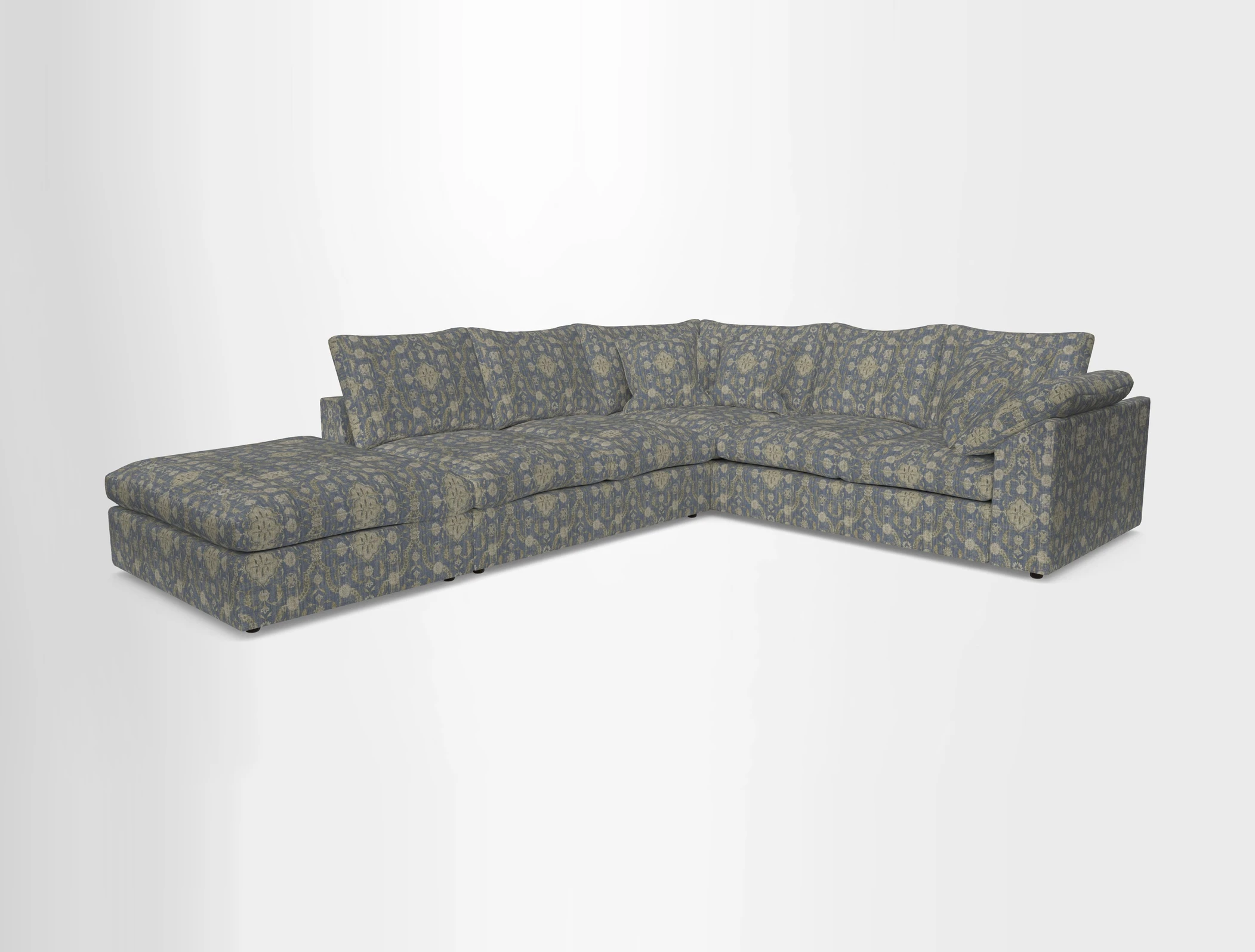 Big Softie Sloped Arm Large Corner Group RHF in Sahara Chalk