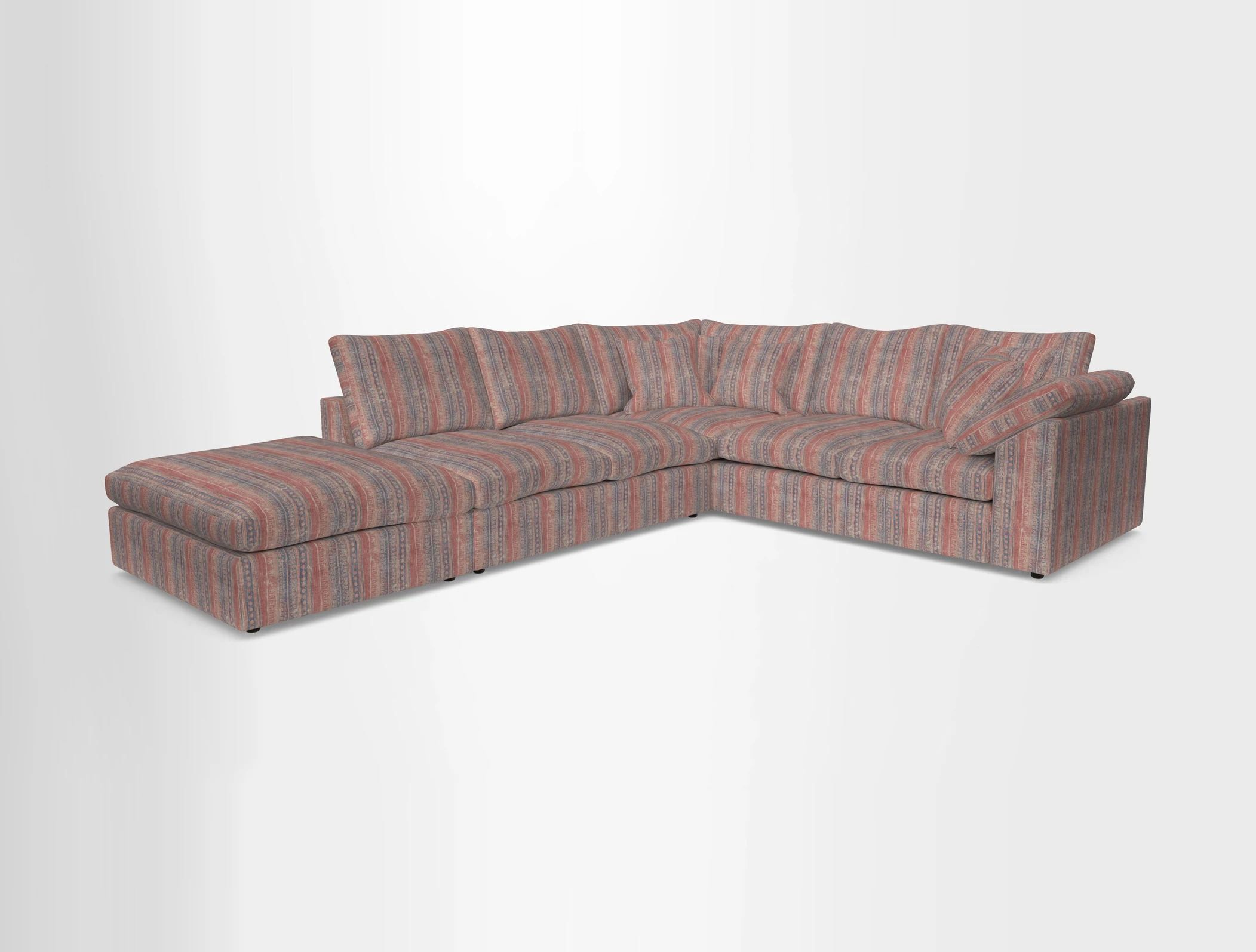 Big Softie Sloped Arm Large Corner Group RHF in Sahara Chalk