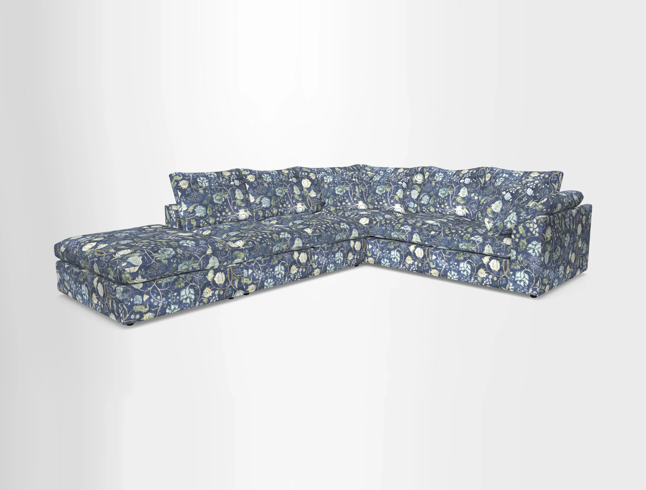 Big Softie Sloped Arm Large Corner Group RHF in Sahara Chalk