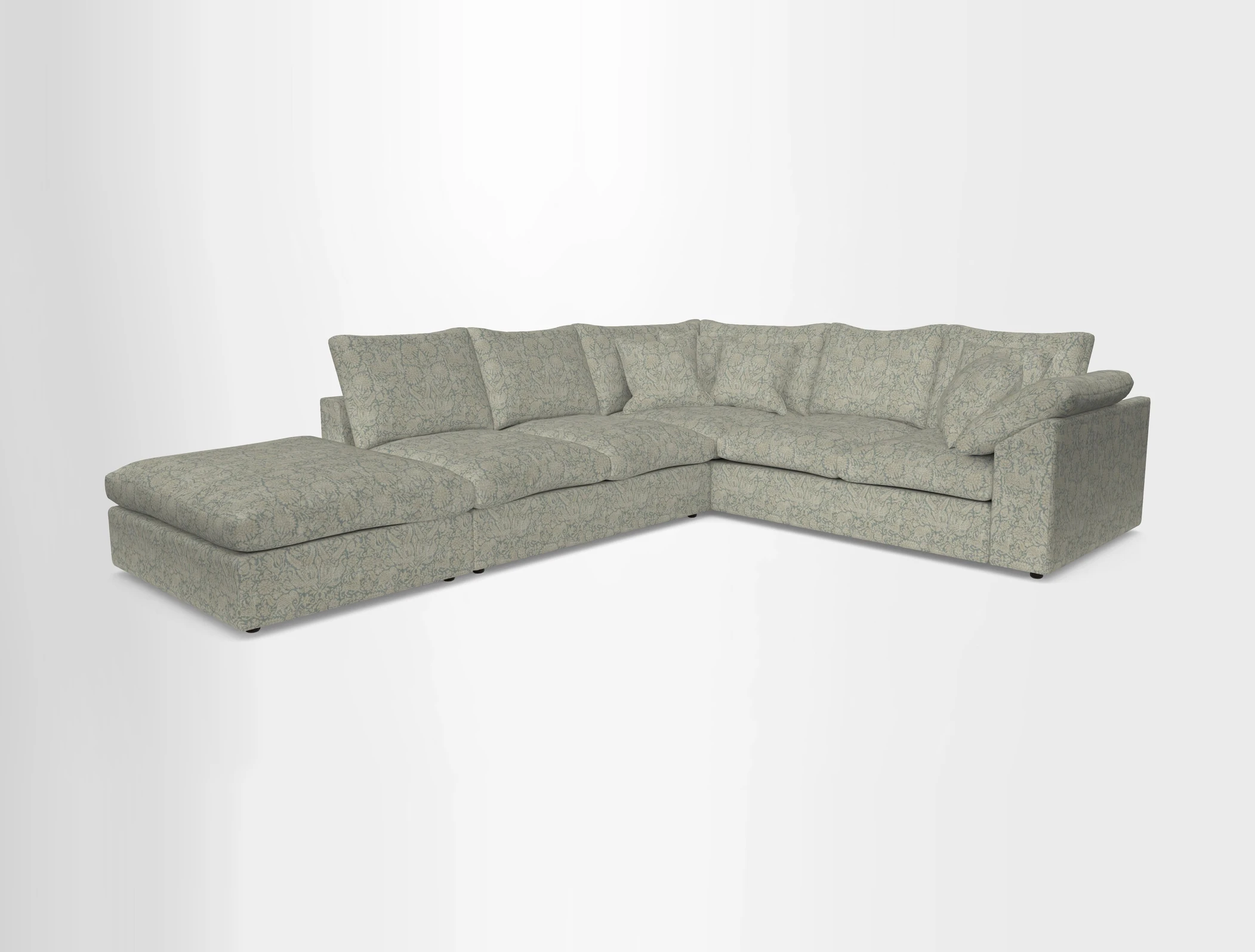 Big Softie Sloped Arm Large Corner Group RHF in Sahara Chalk