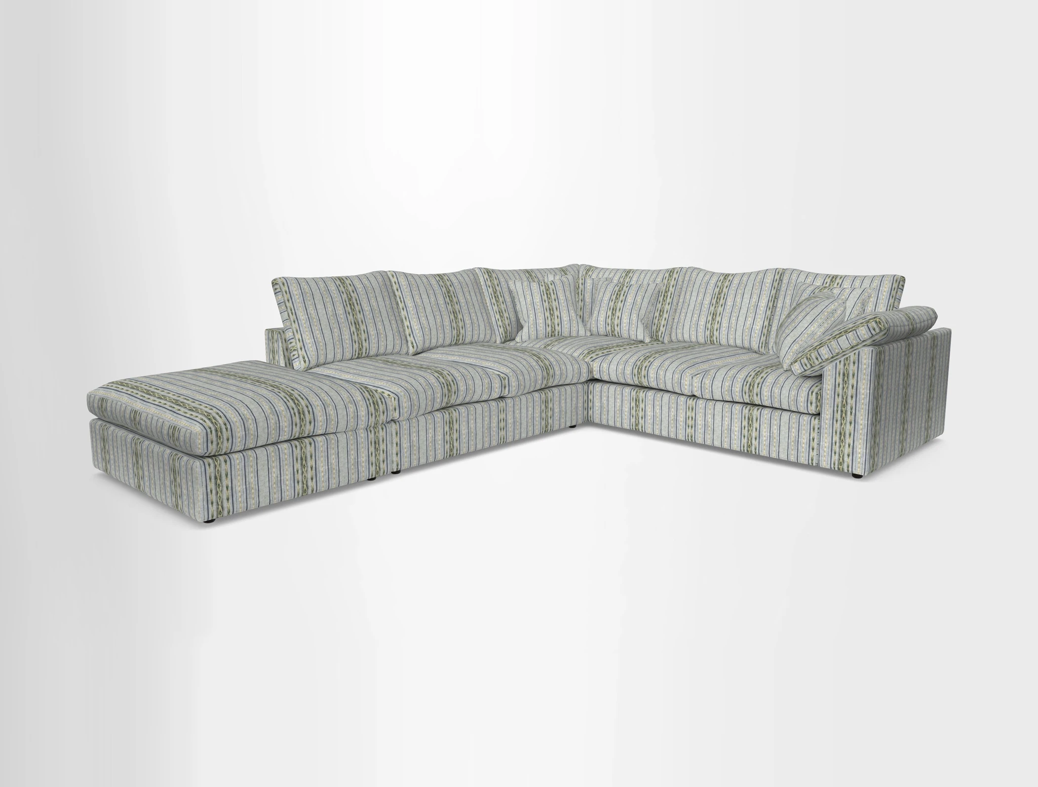 Big Softie Sloped Arm Large Corner Group RHF in Sahara Chalk