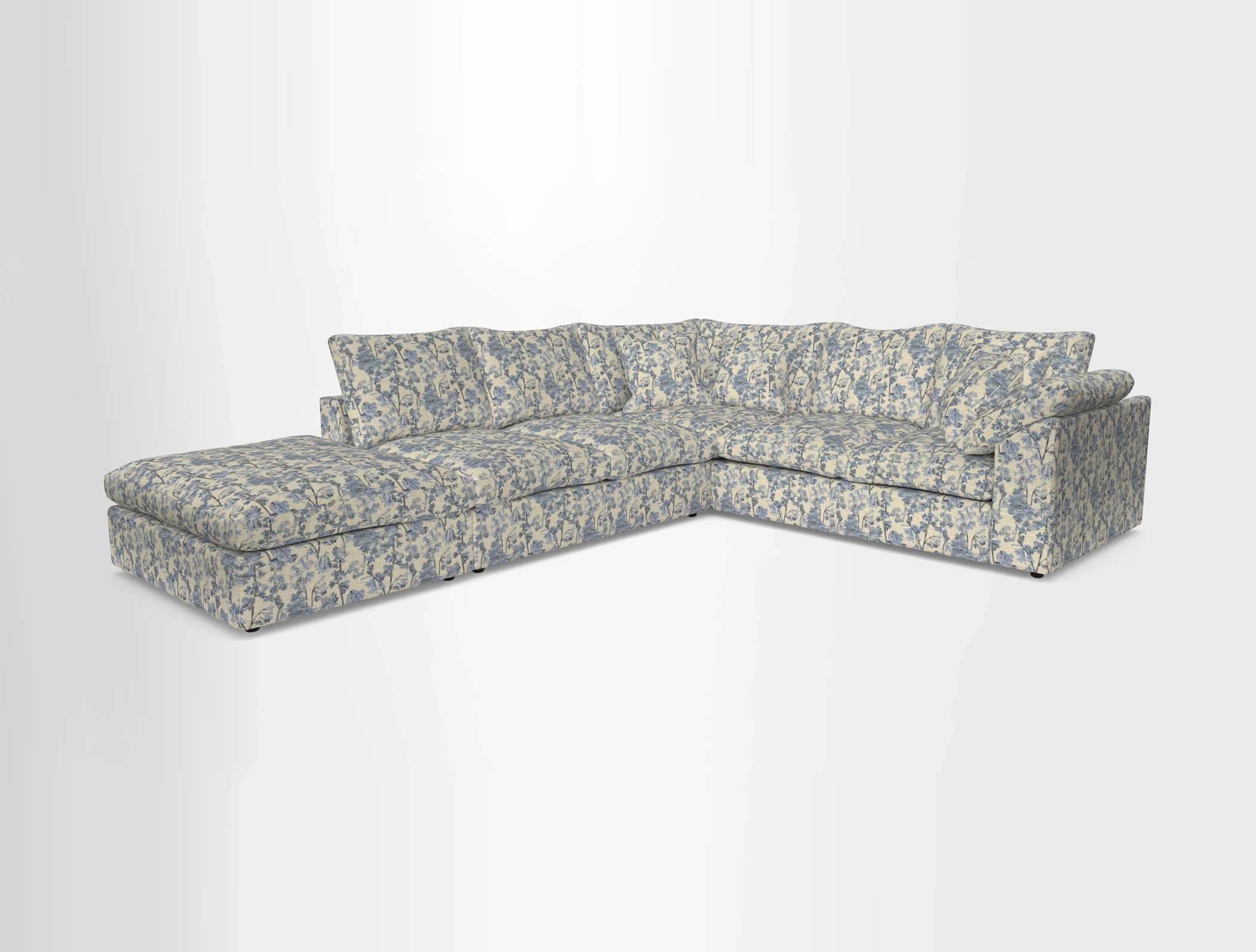 Big Softie Sloped Arm Large Corner Group RHF in Sahara Chalk