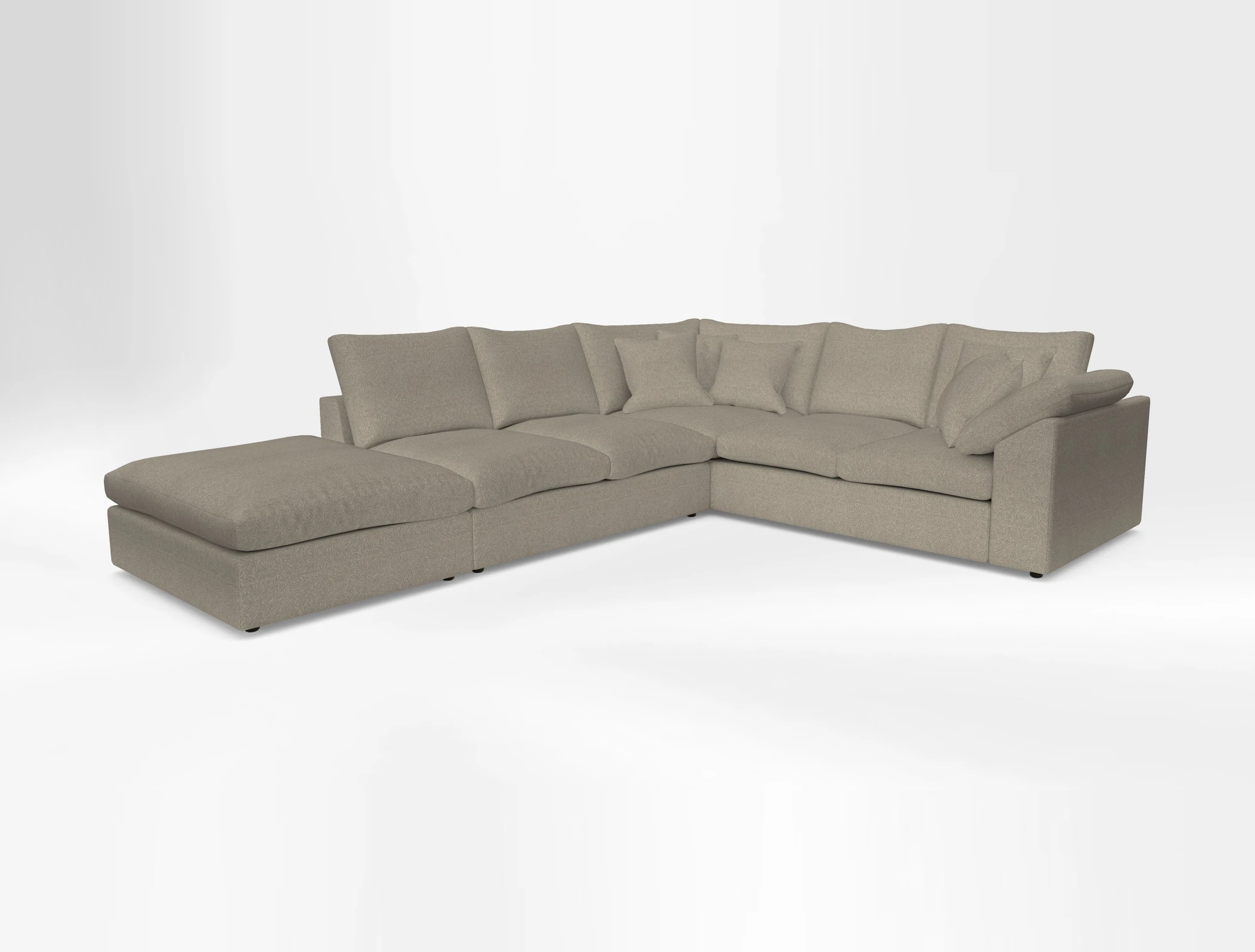 Big Softie Sloped Arm Large Corner Group RHF in Sahara Chalk