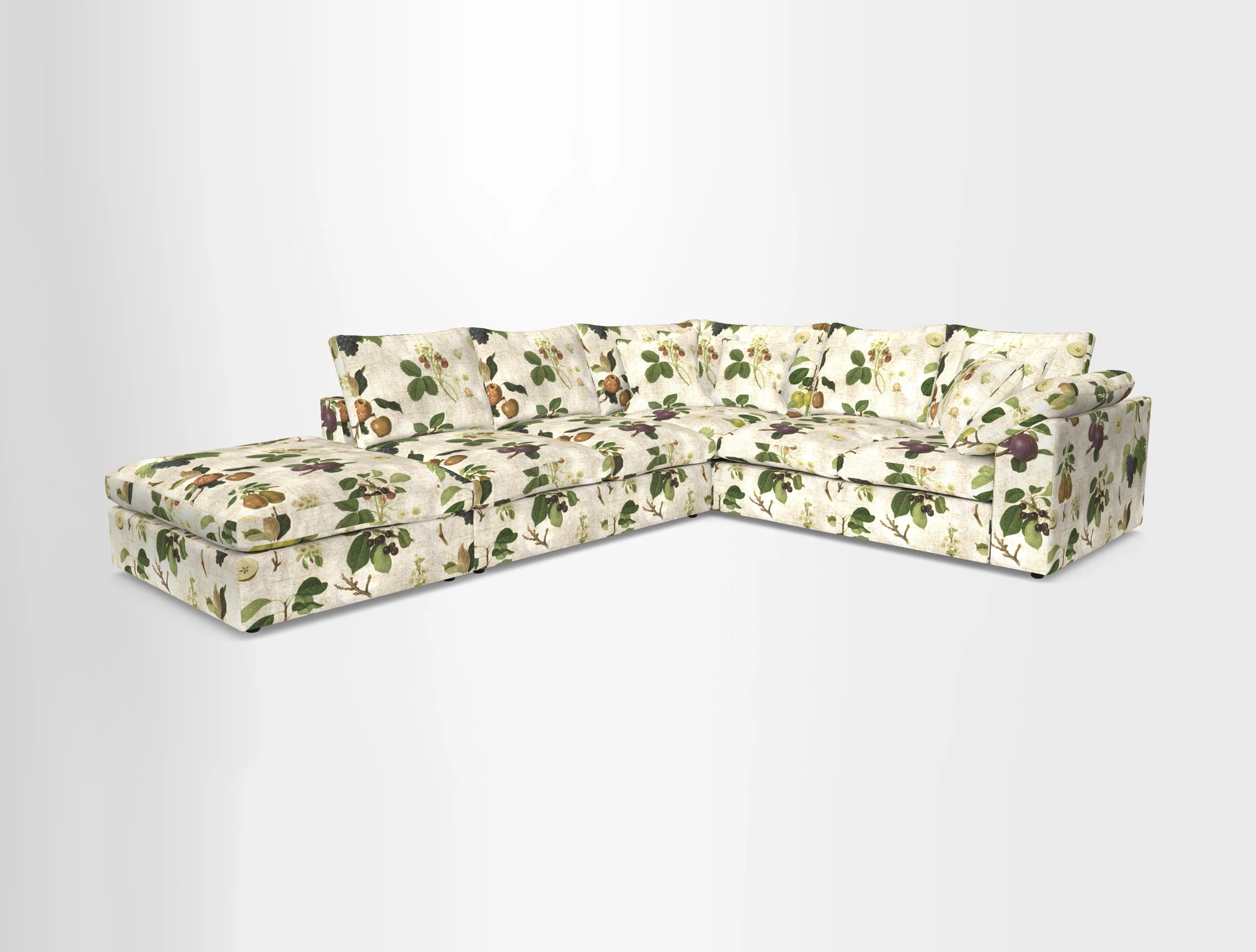 Big Softie Sloped Arm Large Corner Group RHF in Sahara Chalk